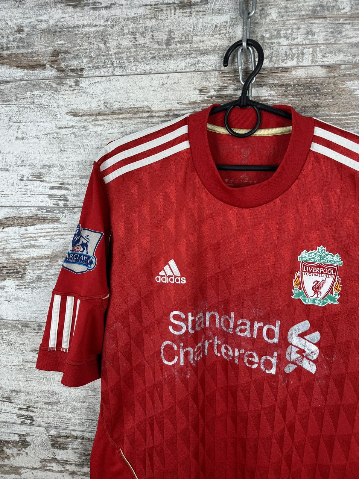 Adidas Mens Vintage Adidas Liverpool FC Johnson 2 T-shirt jersey Size US M / EU 48-50 / 2 - 4 Thumbnail