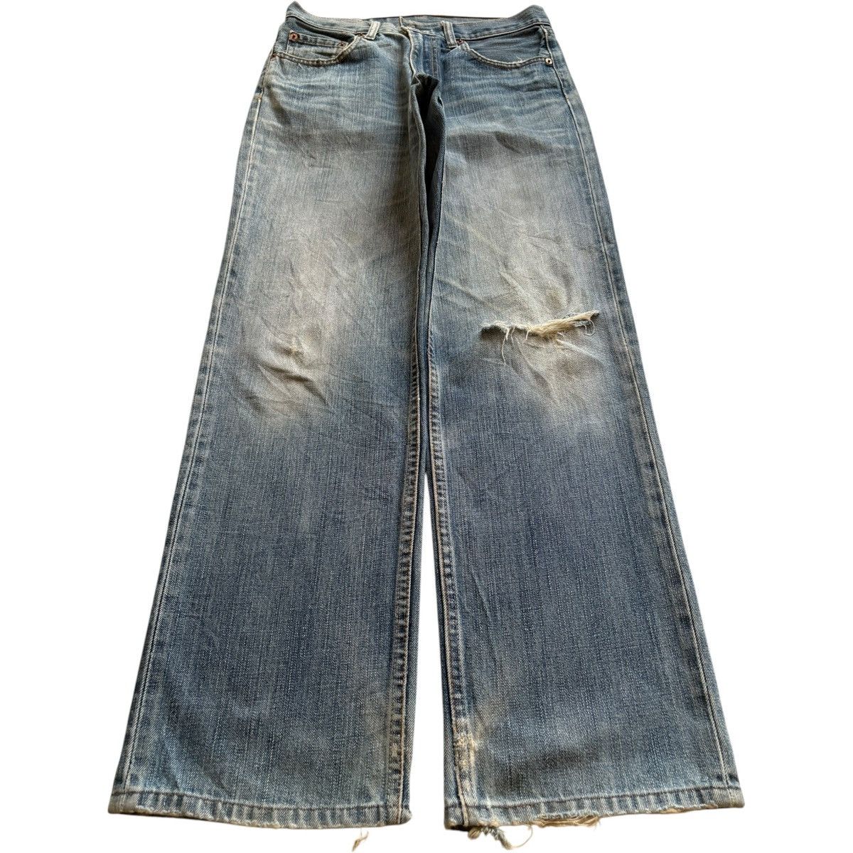 Levi's Vintage 90s Levis 502 Mud Wash Ripped Loose Jeans Size US 28 / EU 44 - 1 Thumbnail
