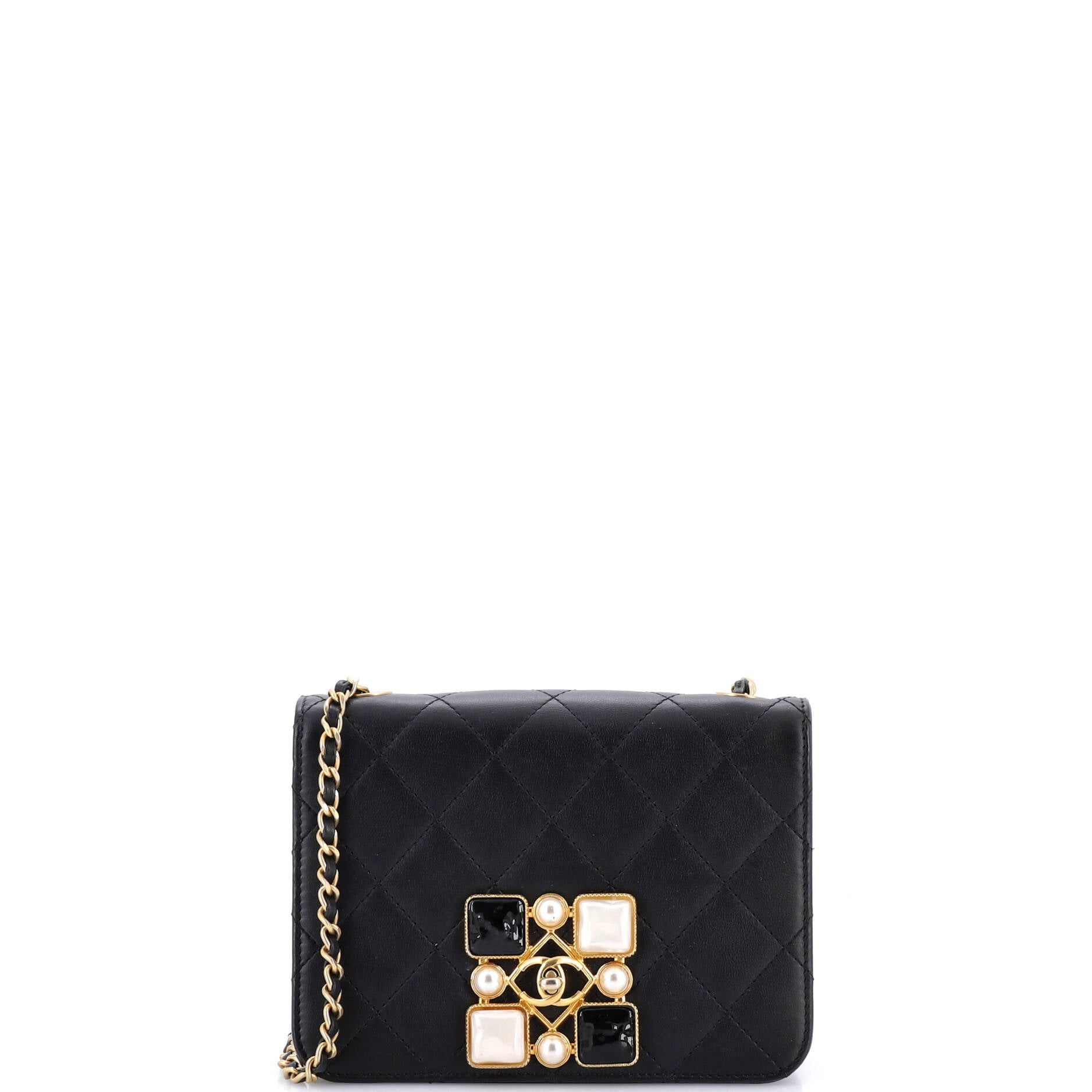 Chanel Resin and Pearl CC Full Flap Bag Size ONE SIZE - 1 Thumbnail
