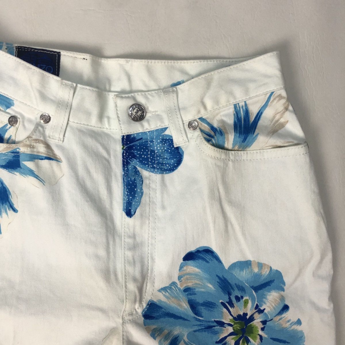 Kenzo Kenzo Miyuki Floral Print Pants Size 26" / US 2 / IT 38 - 4 Thumbnail