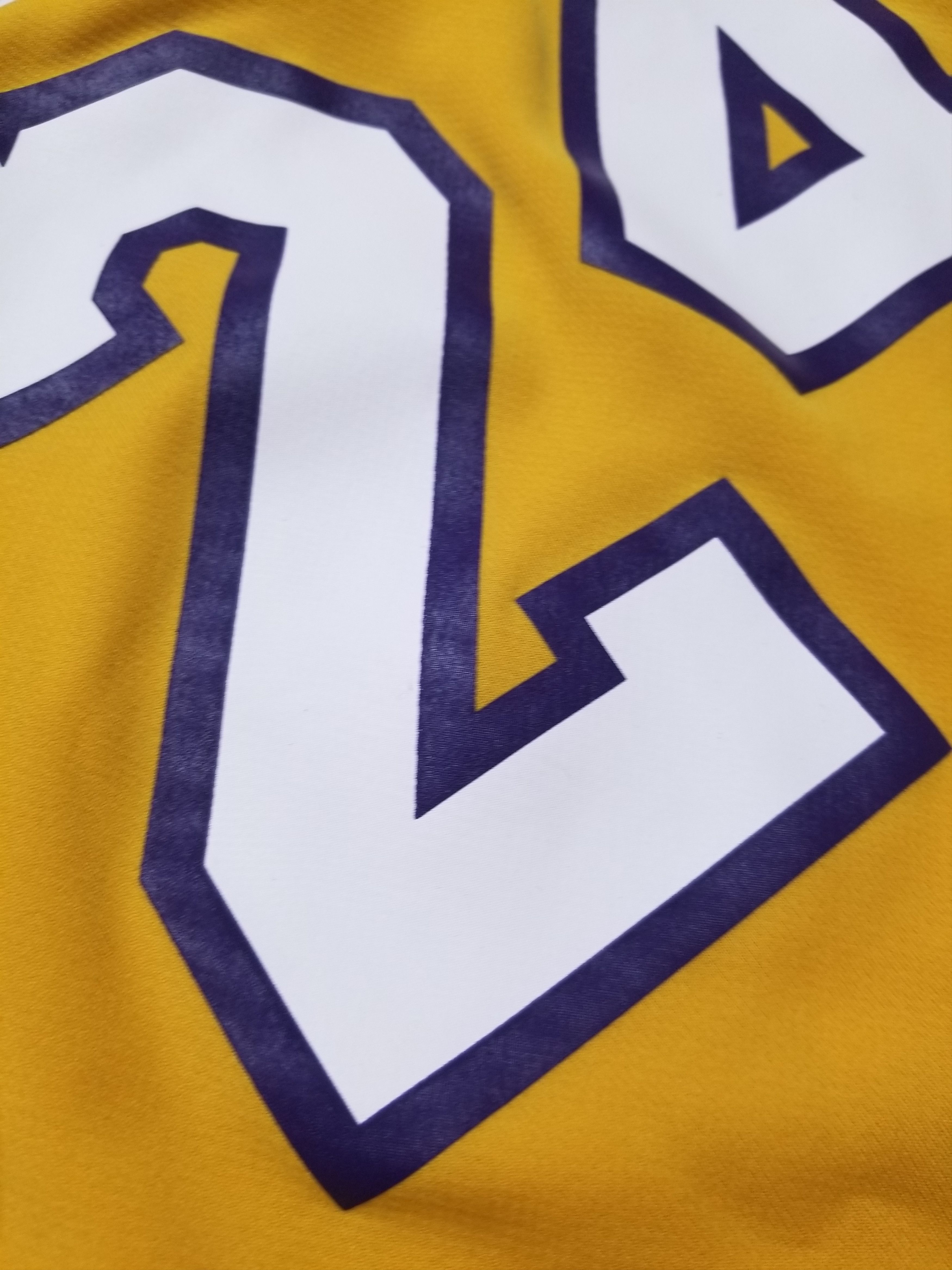 Adidas Los Angeles Lakers Kobe Bryant #24 Adidas NBA Yellow Jersey Size US M / EU 48-50 / 2 - 3 Thumbnail