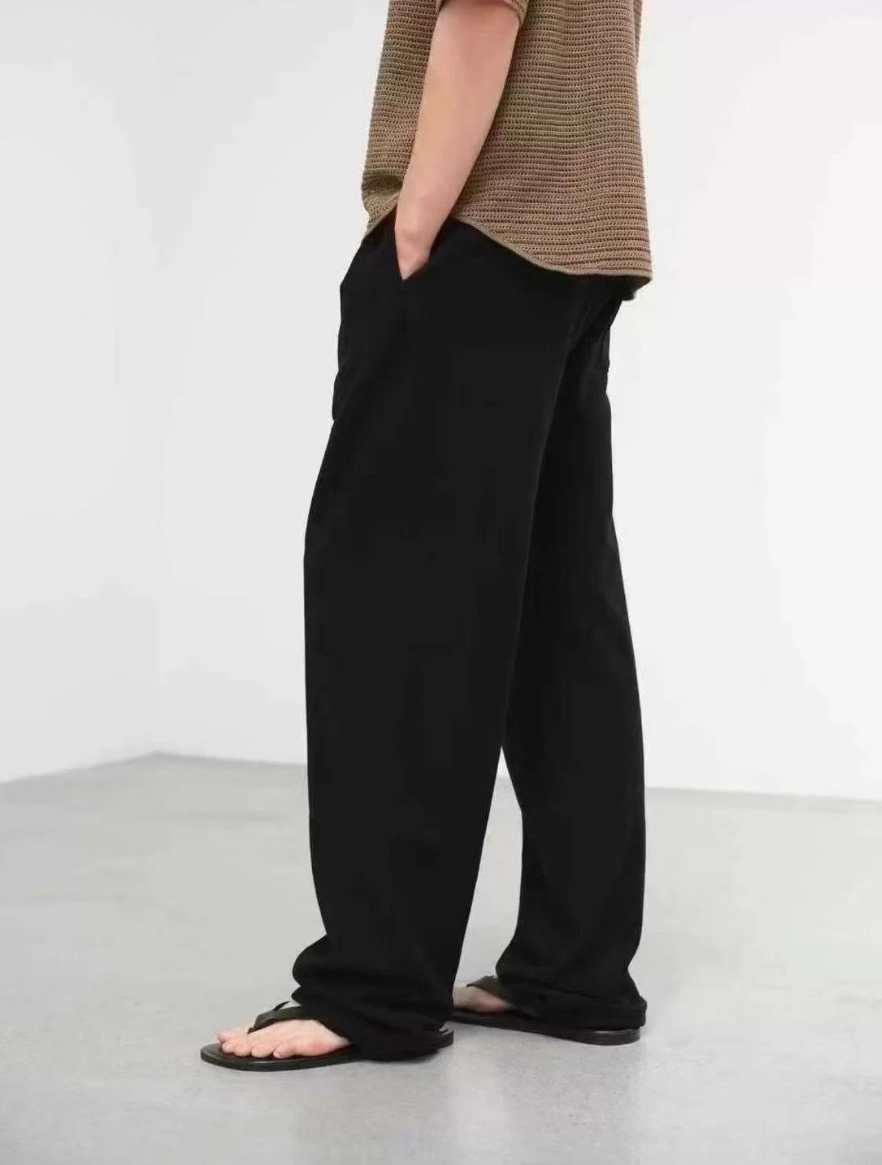 Auralee auralee soft sweatpants 4 straight old money black Size US 36 / EU 52 - 3 Thumbnail