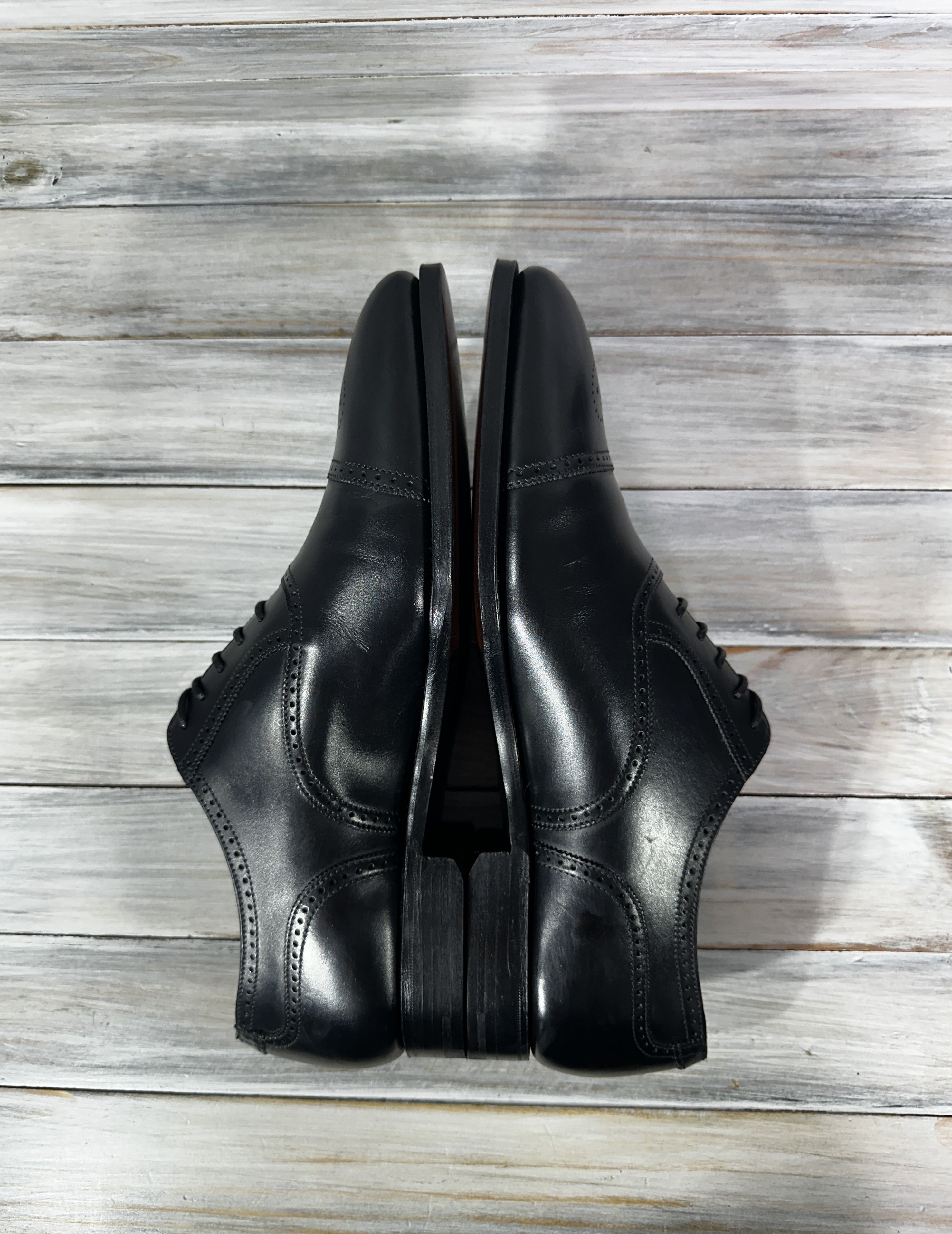Crockett & Jones CROCKETT JONES Selborne Black Calf Made In England Luxury Size US 8 / EU 41 - 21 Thumbnail