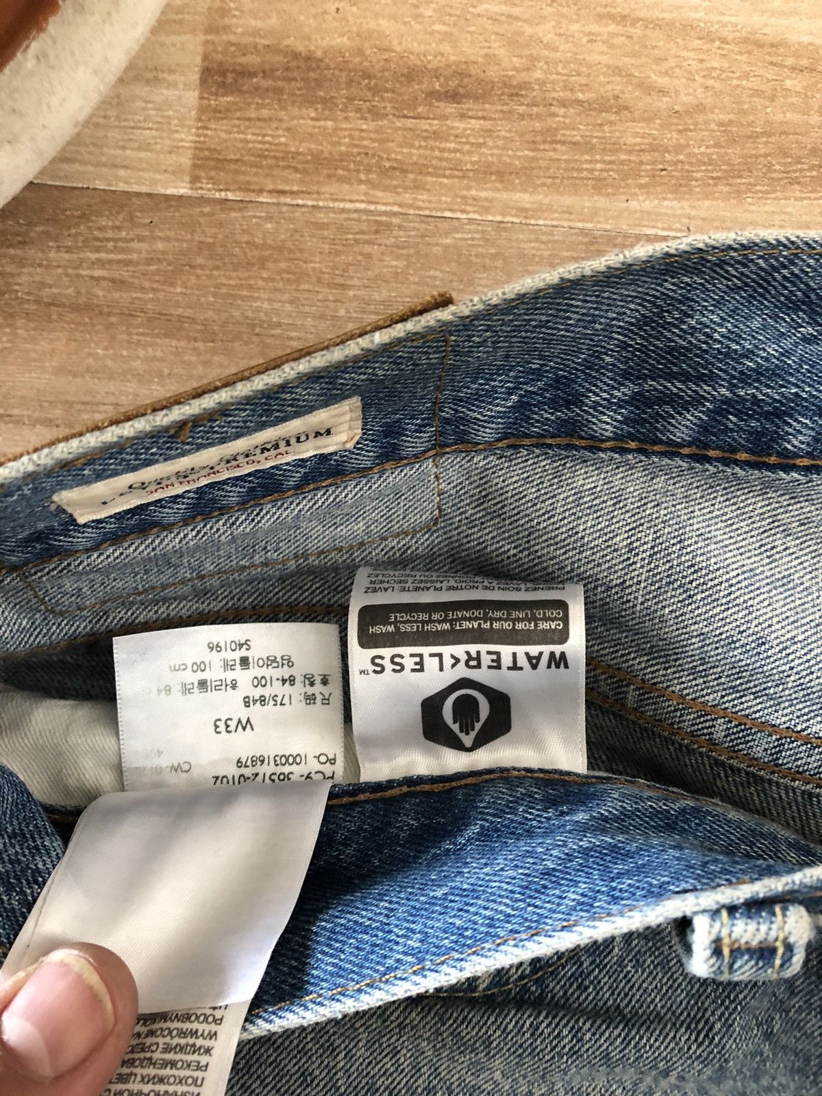 Levi's Levi’s 501 W33 Short Jeans Straight Light Blue Shorts Denim Size US 33 - 5 Thumbnail