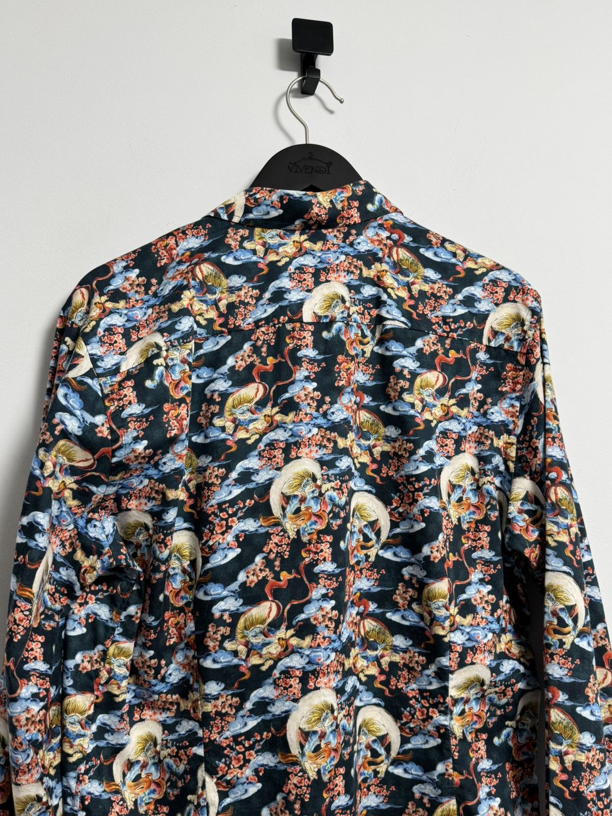 Eton Eton Mens AOP Gin Japanese Style Signature Twill Button Size US L / EU 52-54 / 3 - 15 Thumbnail