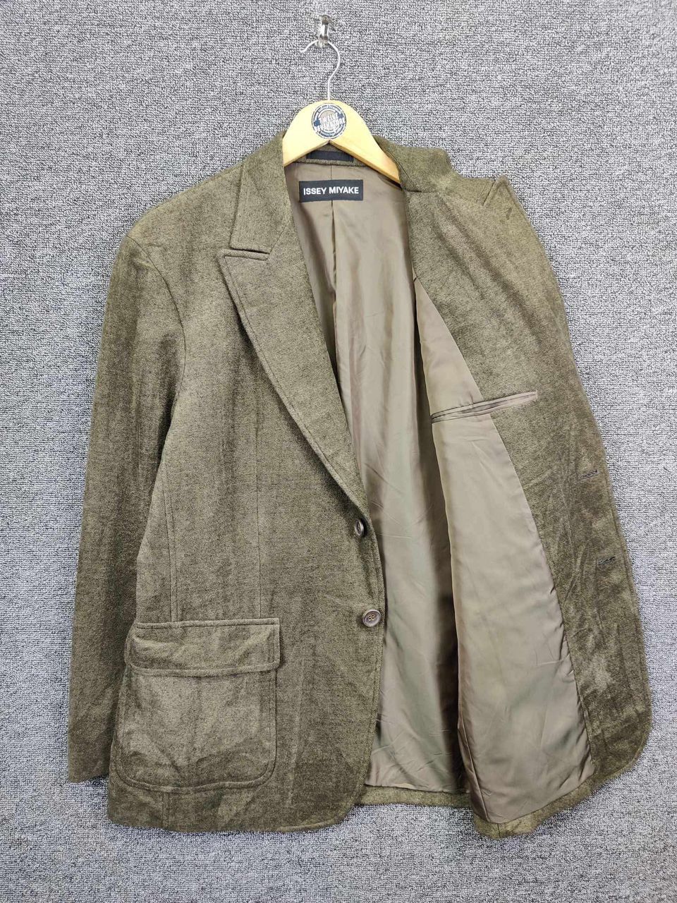 Issey Miyake Vintage 90s Issey Miyake Single Breasted Blazer Jacket Size US L / EU 52-54 / 3 - 7 Thumbnail