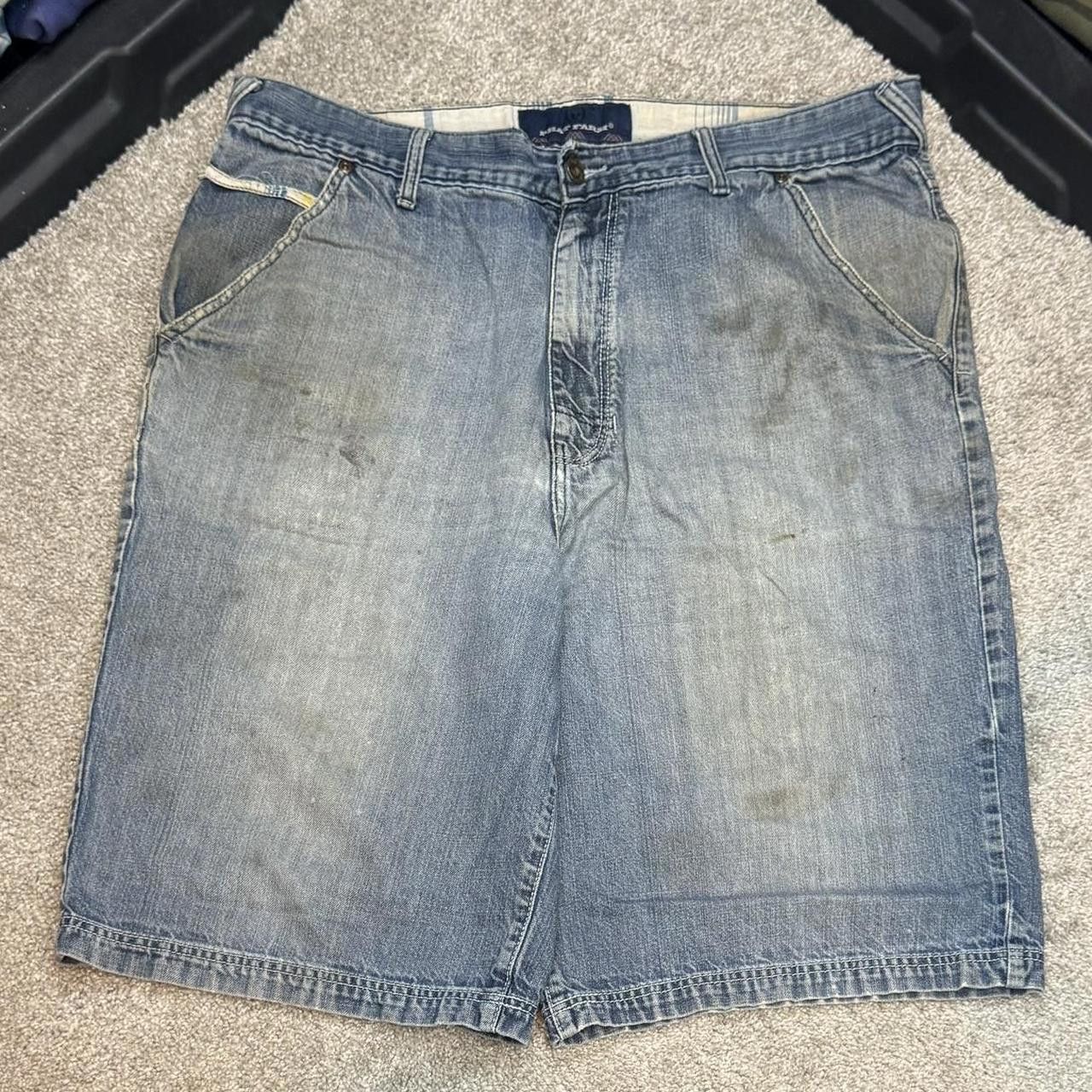 Phat Farm × Vintage VTG Y2K Phat Farm Distressed Embroidered Jorts Size US 40 / EU 56 - 1 Thumbnail