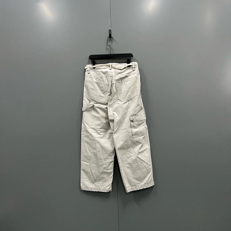 Balenciaga Balenciaga size XS Beige drawstring tooling wide-leg pants Size US 27 - 2 Thumbnail