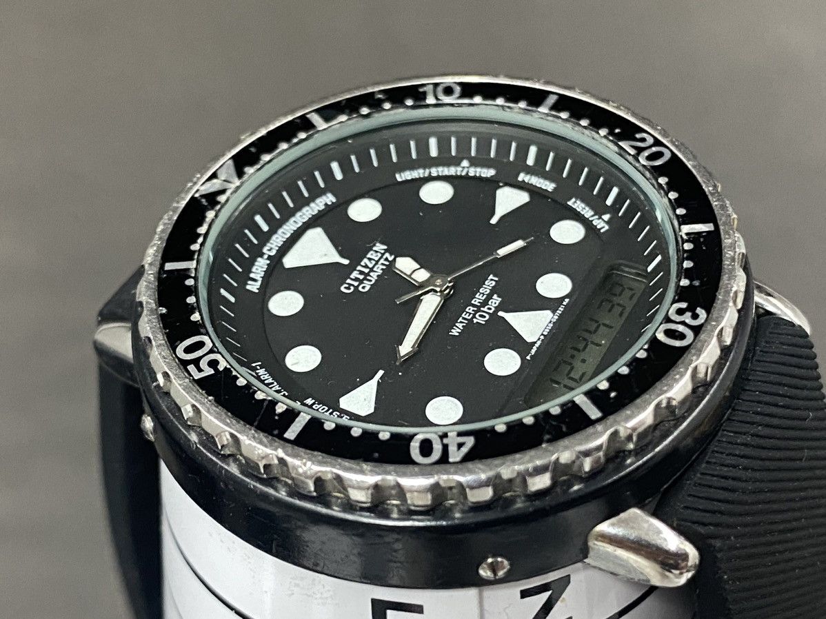 Citizen × Vintage Rare Vintage CITIZEN Diver Analog/Digital Quartz Men’s Watch Size ONE SIZE - 13 Thumbnail