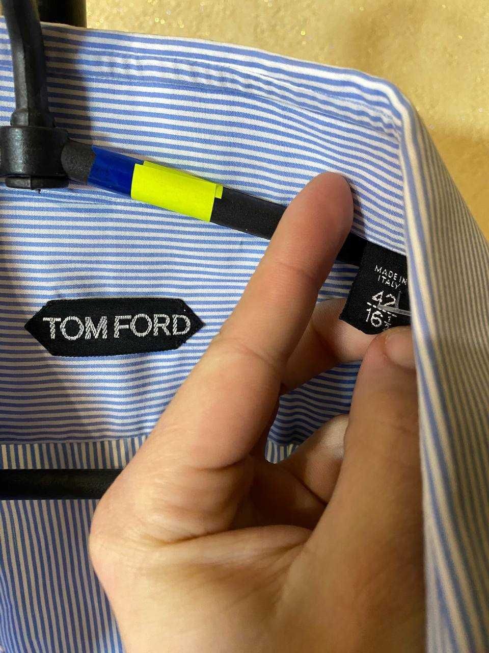 Tom Ford Tom Ford Blue Stripe Shirt 42/16 Size US M / EU 48-50 / 2 - 4 Thumbnail