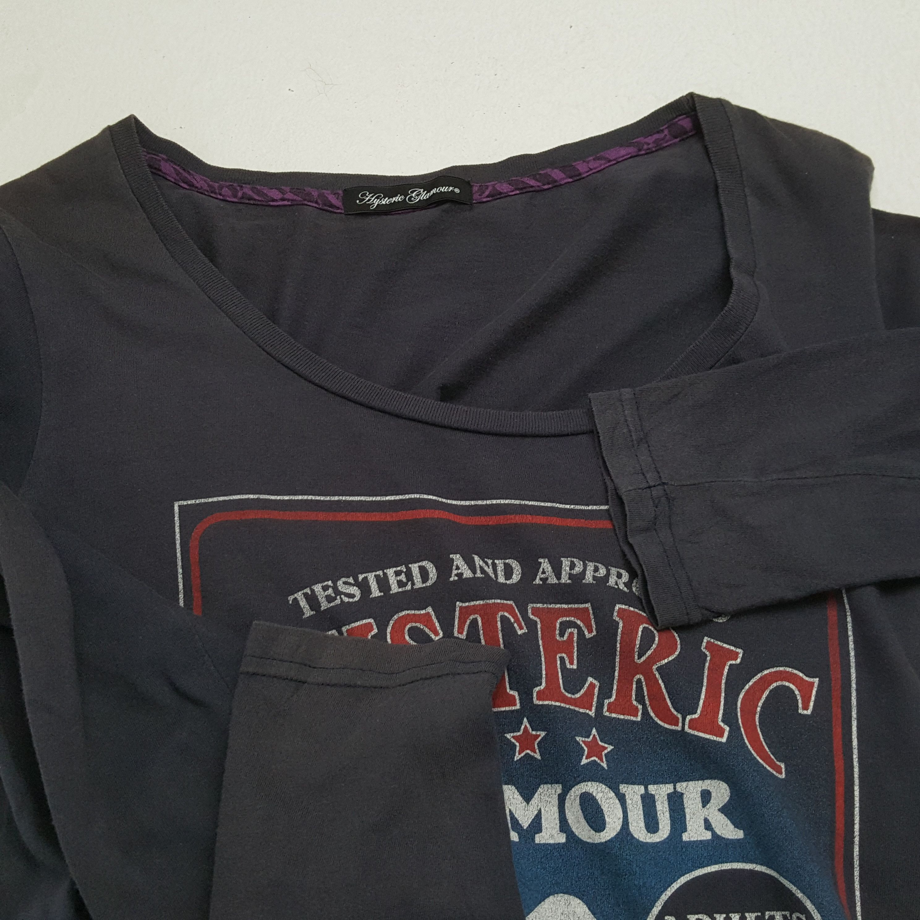 Hysteric Glamour HYSTERIC GLAMOUR Japanese Brand Long Sleeve Tshirt Size S / US 4 / IT 40 - 11 Thumbnail