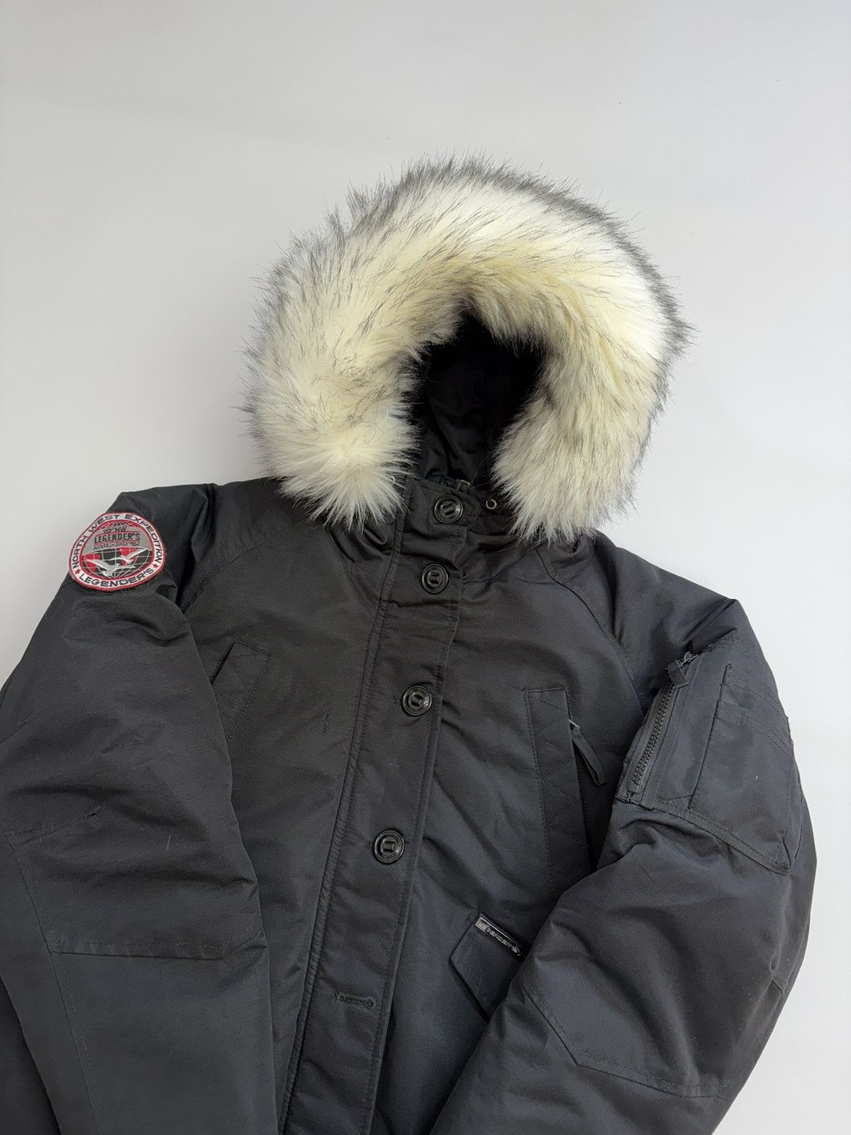 If Six Was Nine VTG Rick Owens Hysteric Glamour Style Fur cropped Jacket 90s Size US L / EU 52-54 / 3 - 12 Thumbnail