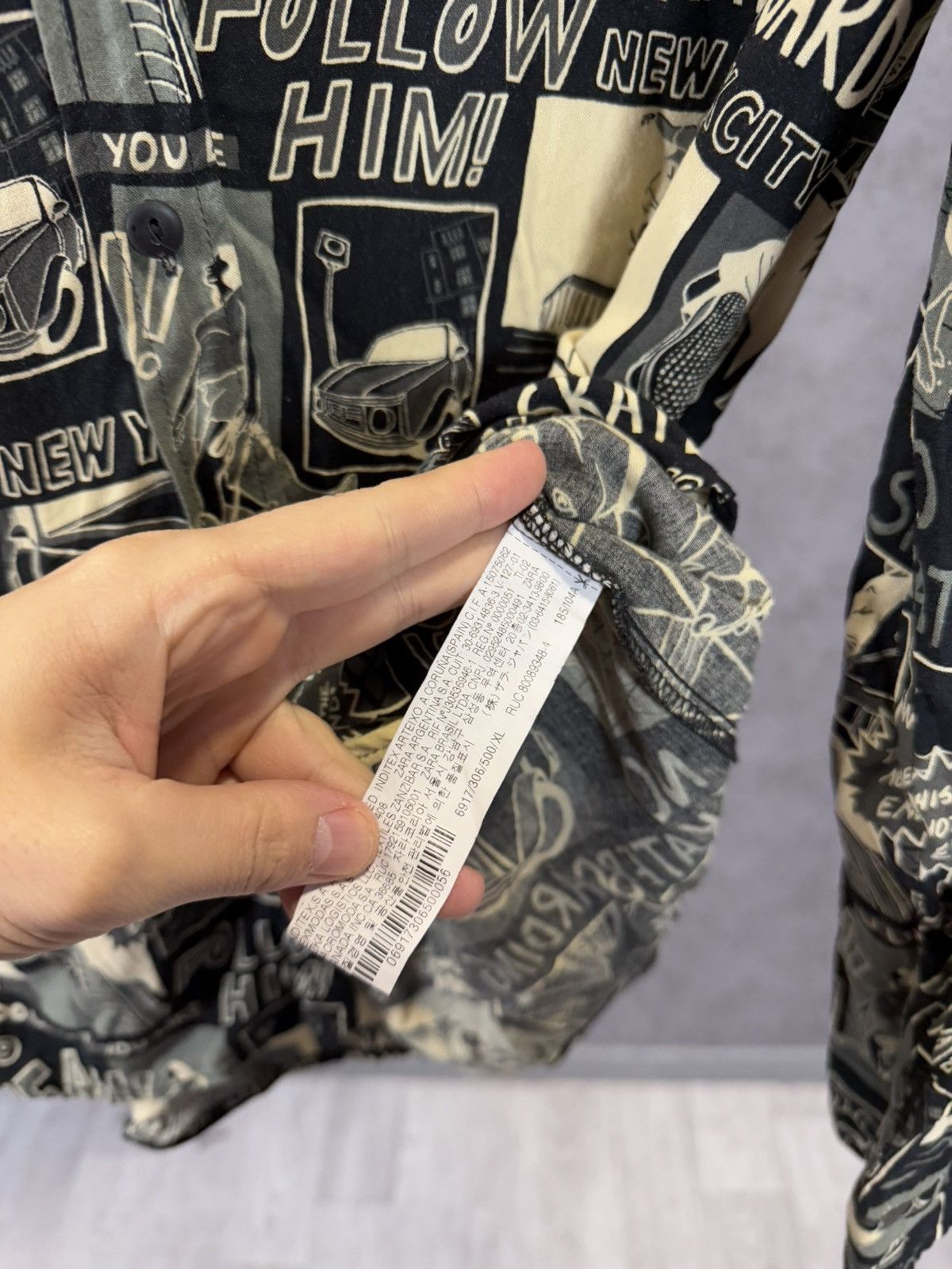 Zara Zara Man art crazy shirt Size US XL / EU 56 / 4 - 5 Thumbnail
