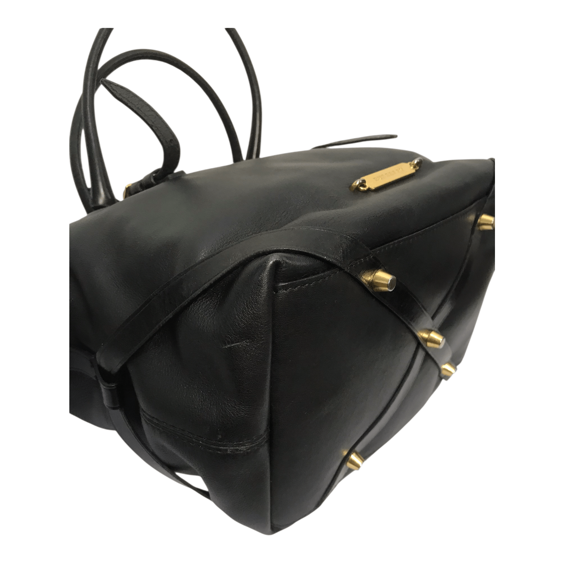 Burberry Burberry Leather Nova Check Handbag Size ONE SIZE - 6 Thumbnail