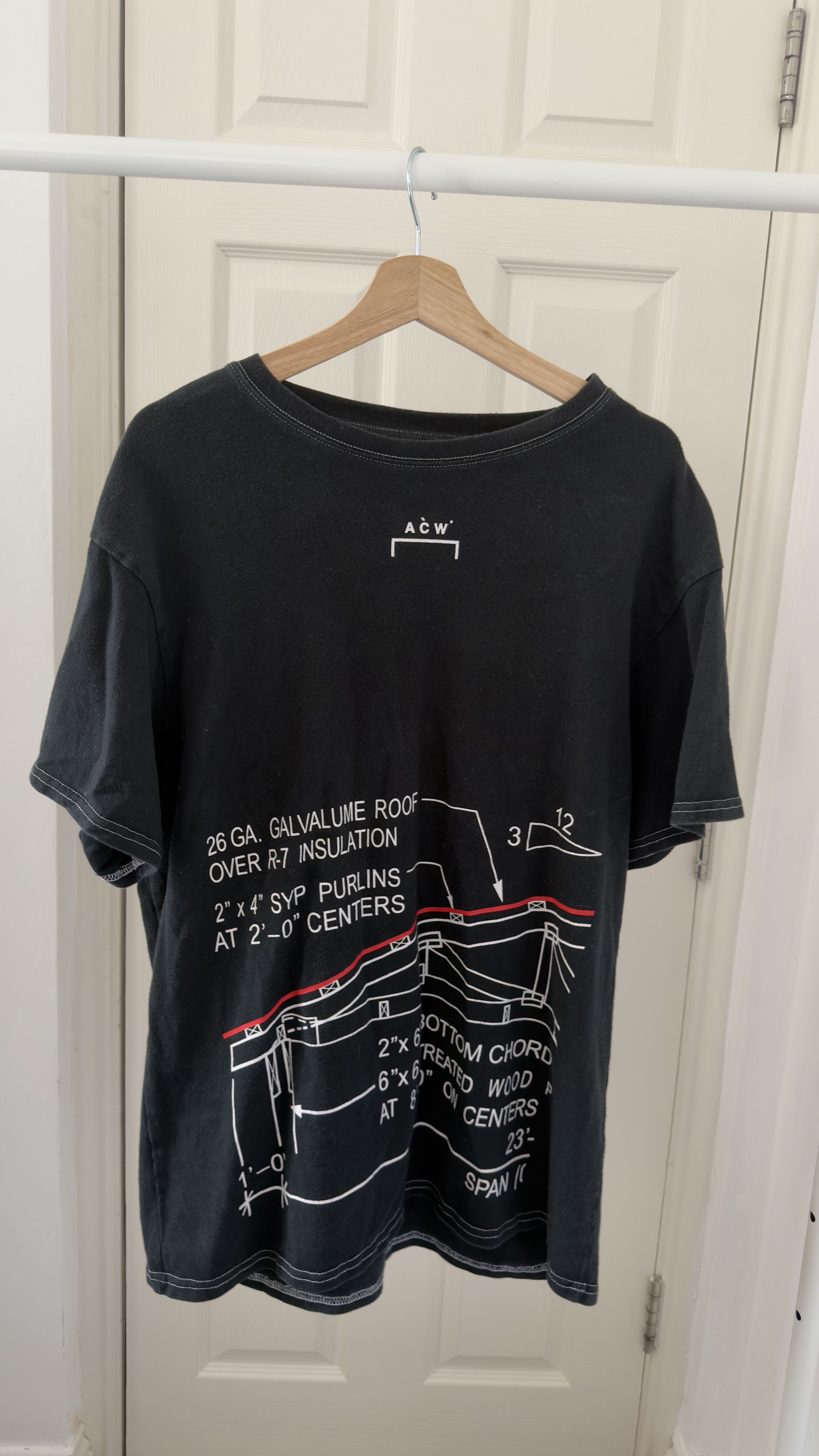 A-COLD-WALL* A-Cold-Wall* Architectural Graphic T-Shirt Size US M / EU 48-50 / 2 - 1 Thumbnail