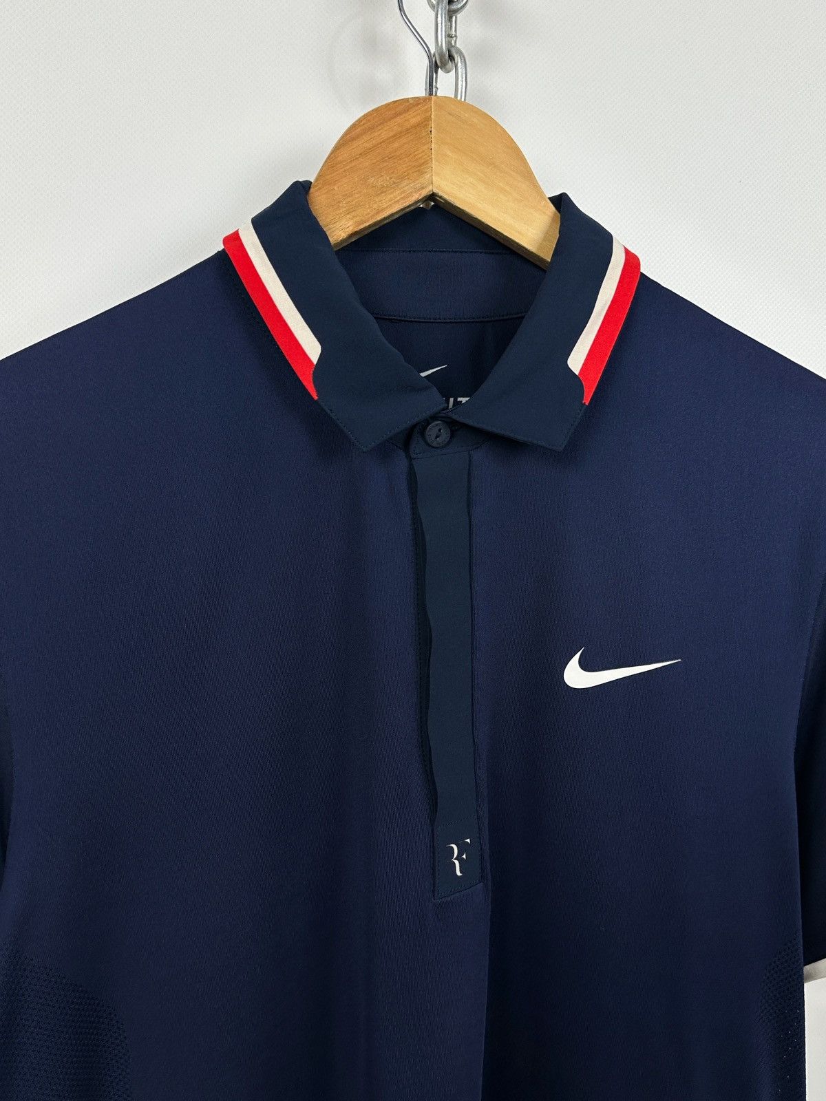 Nike Nike Roger Federer RF 2012 Open NYC Tennis Polo Shirt Size US M / EU 48-50 / 2 - 11 Thumbnail