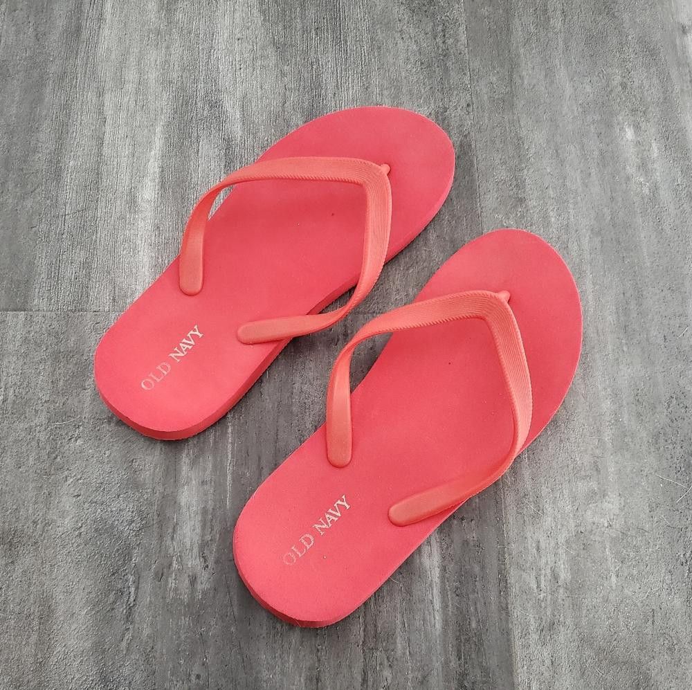 Old Navy Red Classic Old Navy Sandal Size US 5.5 / IT 35.5 - 4 Thumbnail