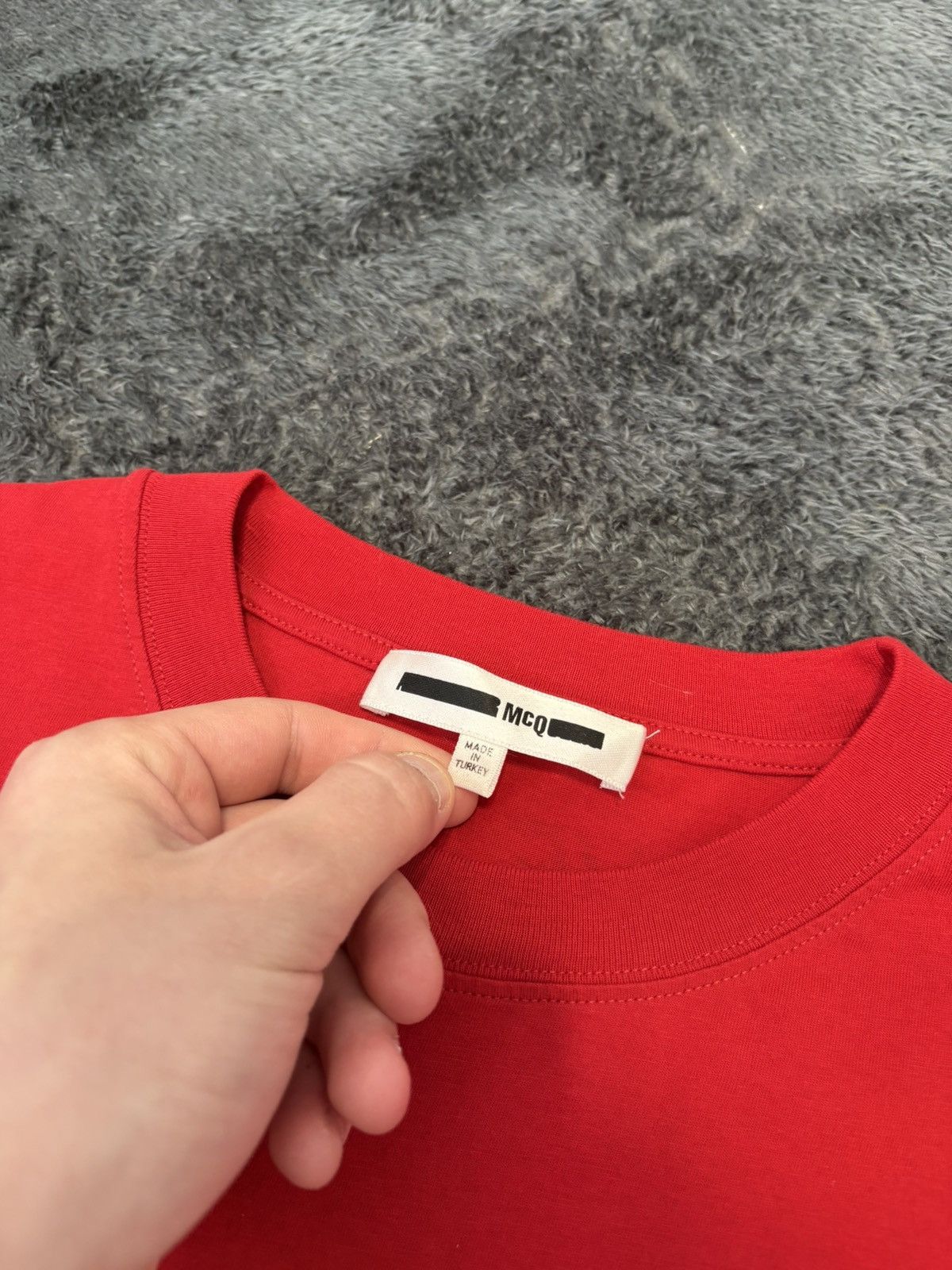 Alexander McQueen Alexander McQueen MCQ Red "Live Fast Die!" Tee Size US M / EU 48-50 / 2 - 4 Thumbnail