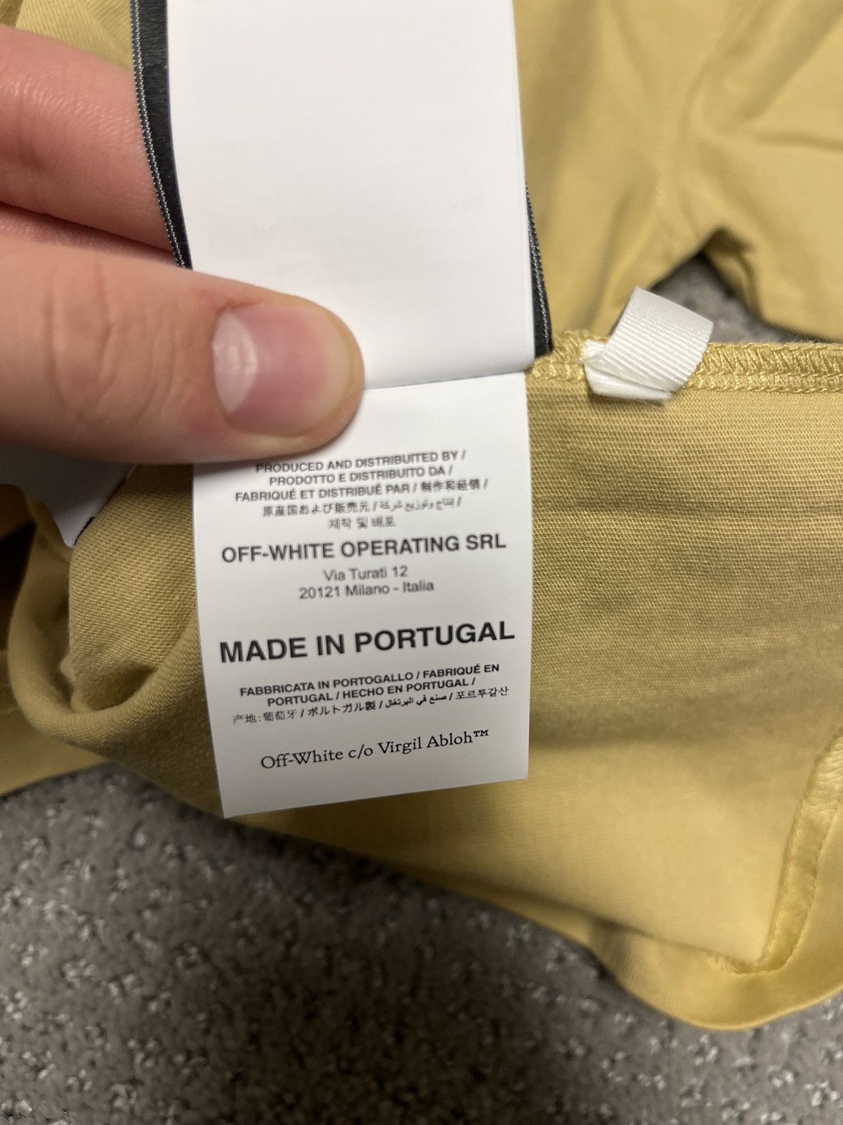 Off-White Off-White Diag Pocket Tee Size US M / EU 48-50 / 2 - 2 Thumbnail