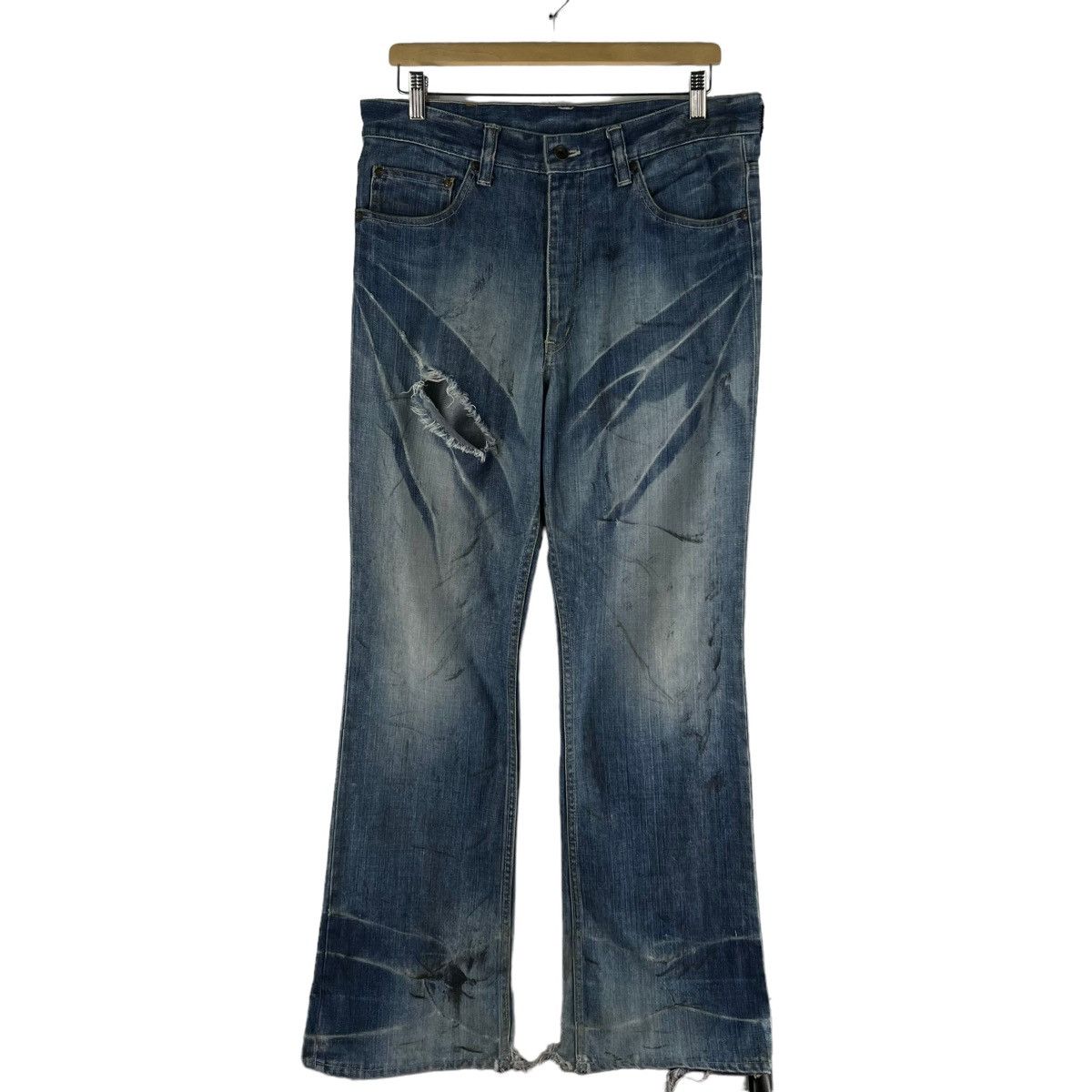 Hysteric Glamour 🔥VTG DENIM JEANS DISTRESSED PUNK ECSTASY JAPAN Size US 38 / EU 54 - 1 Thumbnail