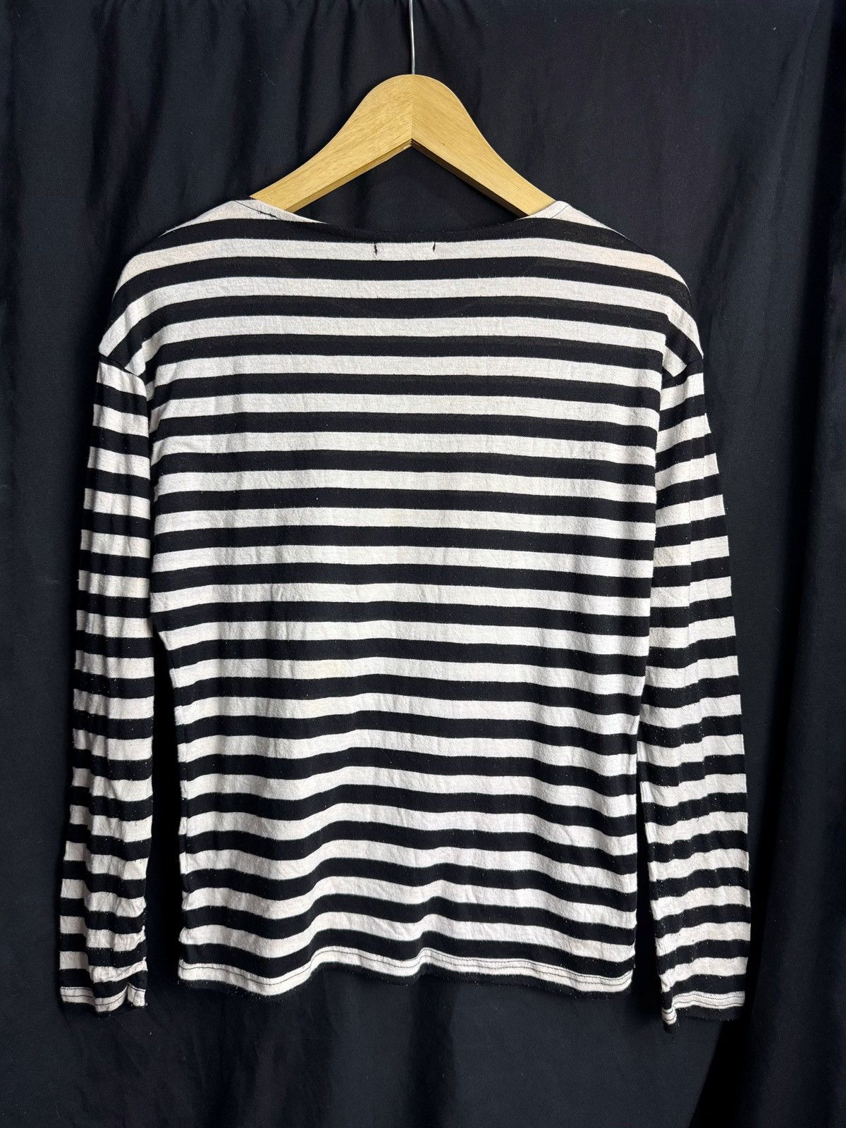 Hysteric Glamour Stripe Lip Coups Japanese Long Sleeve Size US S / EU 44-46 / 1 - 4 Thumbnail