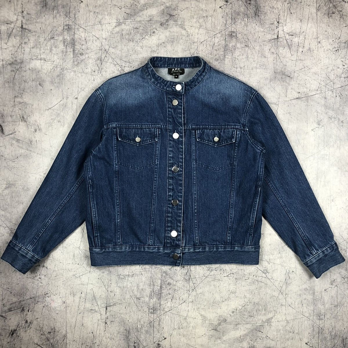 A.P.C. Vintage A.P.C. Paris France Designer Denim Jacket y2k crazy Size S / US 4 / IT 40 - 7 Thumbnail