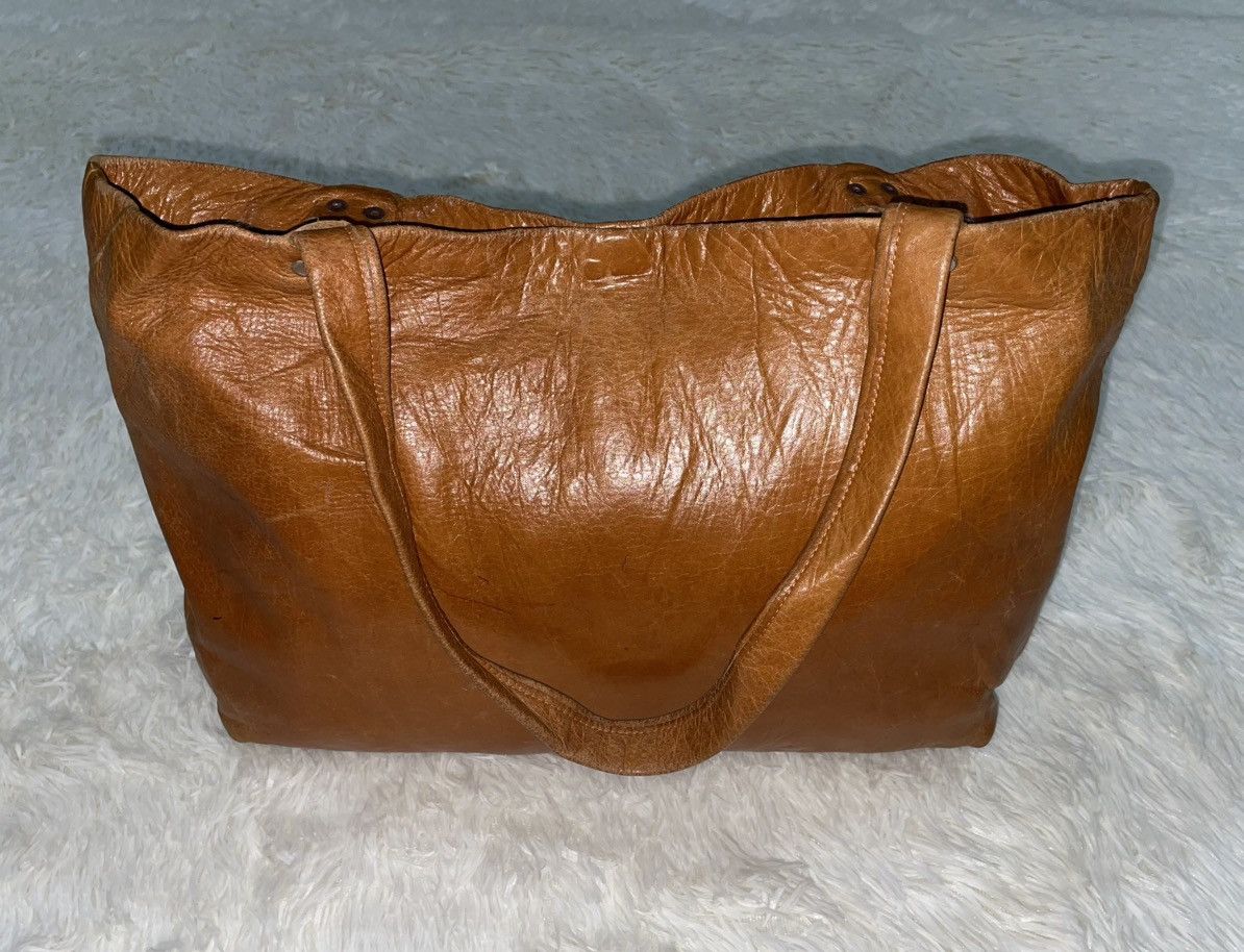 Genuine Leather × Leather Hand Made Full Leather Handbag Size ONE SIZE - 6 Thumbnail