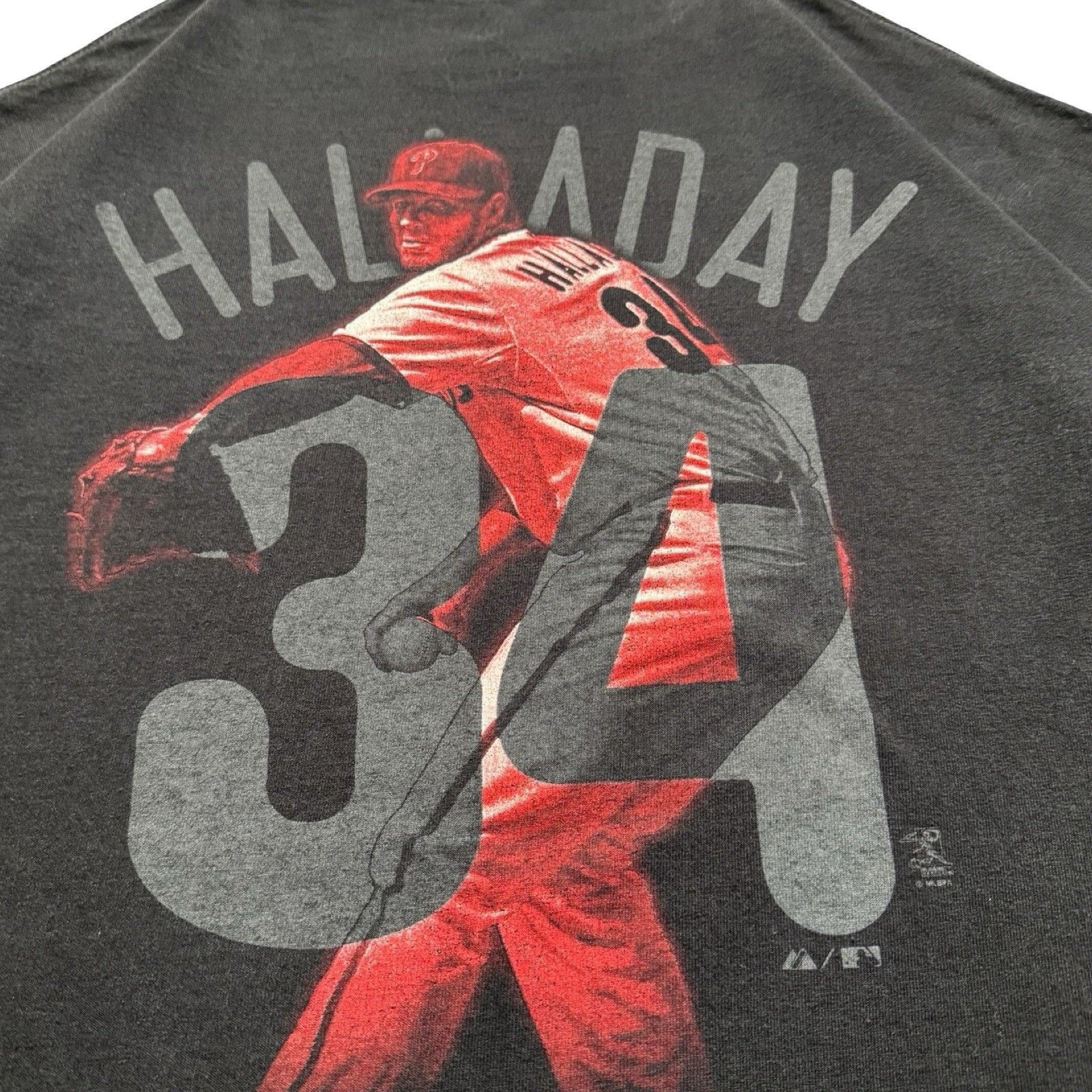 Majestic Philadelphia Phillies Majestic Roy Doc Halladay T Shirt 2XL Size US XXL / EU 58 / 5 - 2 Thumbnail