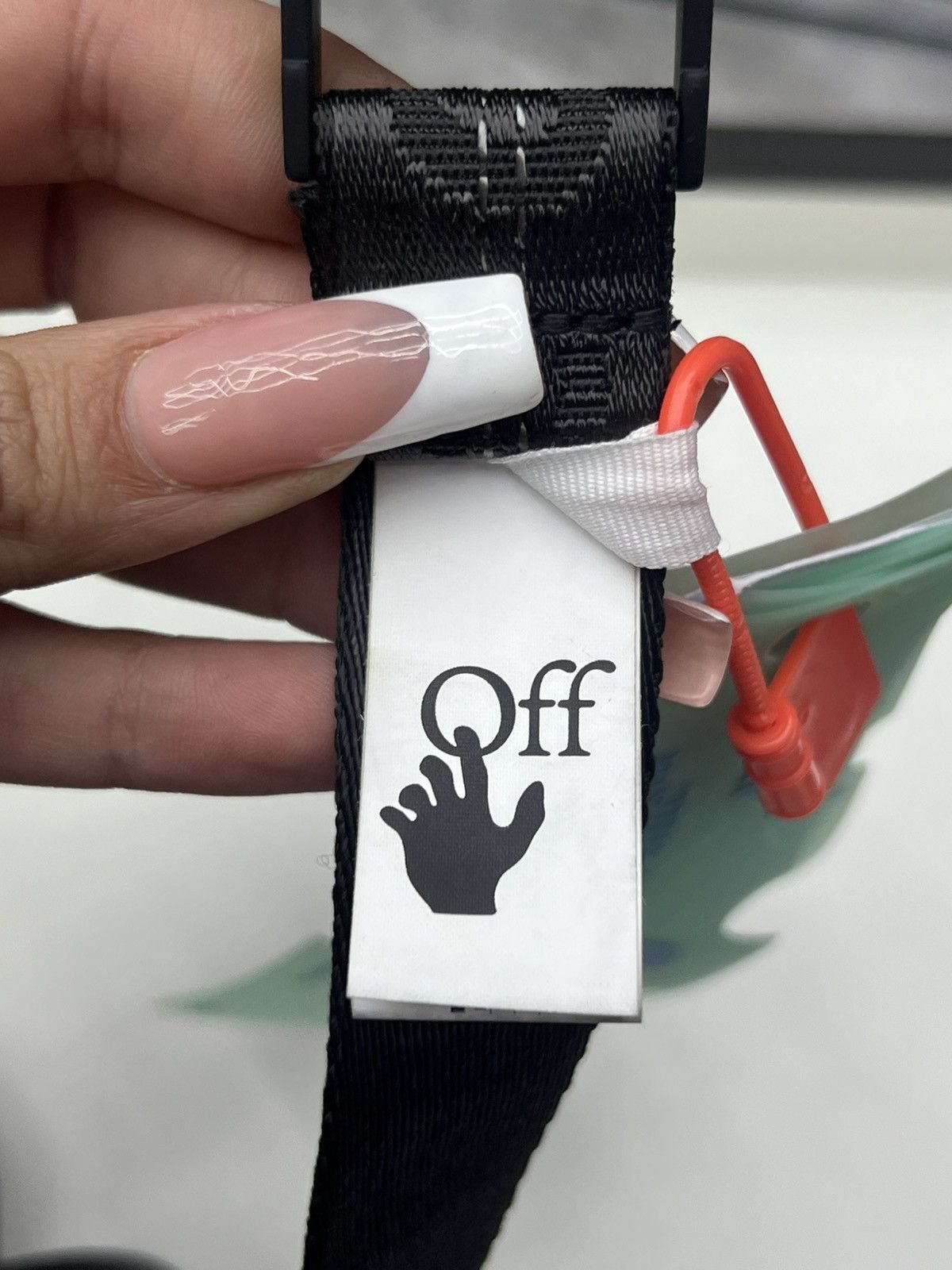 Off-White Off-White Black Skinny Belt Size ONE SIZE - 5 Thumbnail