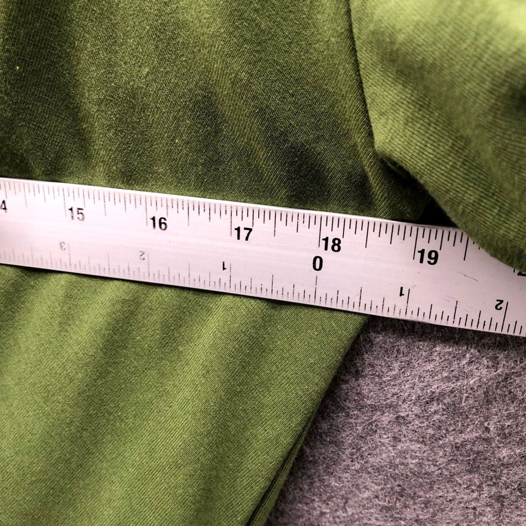 Vintage OGL Move Surplice Wrap Top Womens S Green Long Sleeve Jersey Blouse" Size S / US 4 / IT 40 - 7 Thumbnail