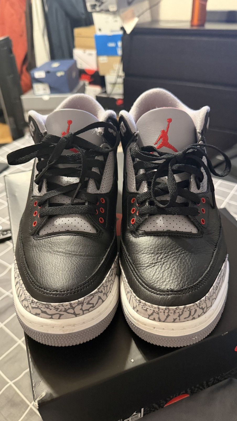 Jordan Brand Jordan 3 black cement Size US 11.5 / EU 44-45 - 1 Thumbnail