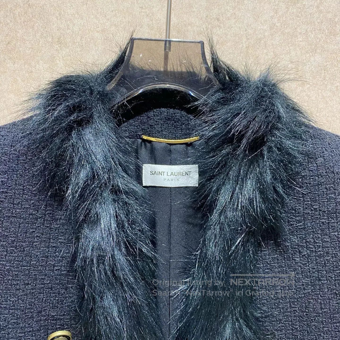 Saint Laurent Paris Saint Laurent Fur Collar Double. Size S / US 4 / IT 40 - 3 Thumbnail