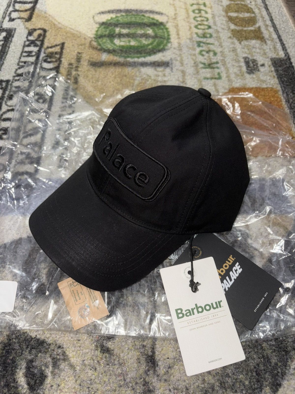 Palace × Barbour CAP Black Buy Palace x Barbour Cap 'Black' - MHA0924BK11 | GOAT