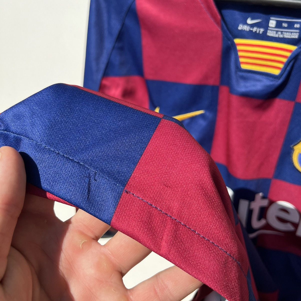 Nike Barcelona nike t shirt football soccer jersey Size US XL / EU 56 / 4 - 10 Thumbnail