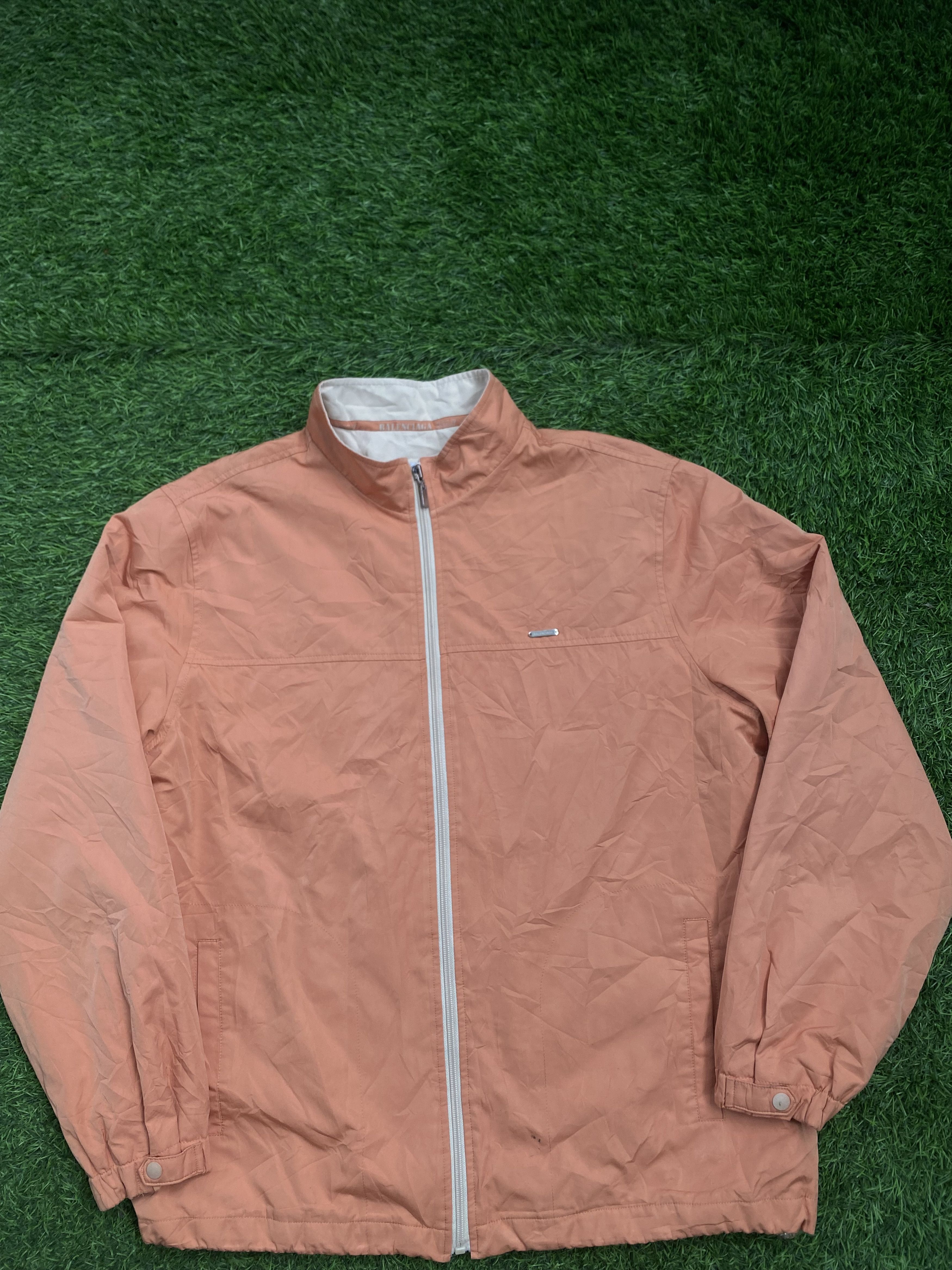 Balenciaga Vintage 90s Balenciaga Spellout Track Jacket Size US L / EU 52-54 / 3 - 2 Thumbnail