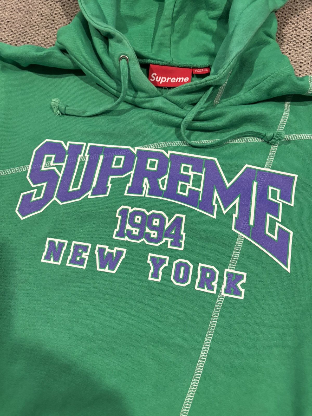 Supreme Supreme College hoodie 2007 Size US XL / EU 56 / 4 - 2 Thumbnail