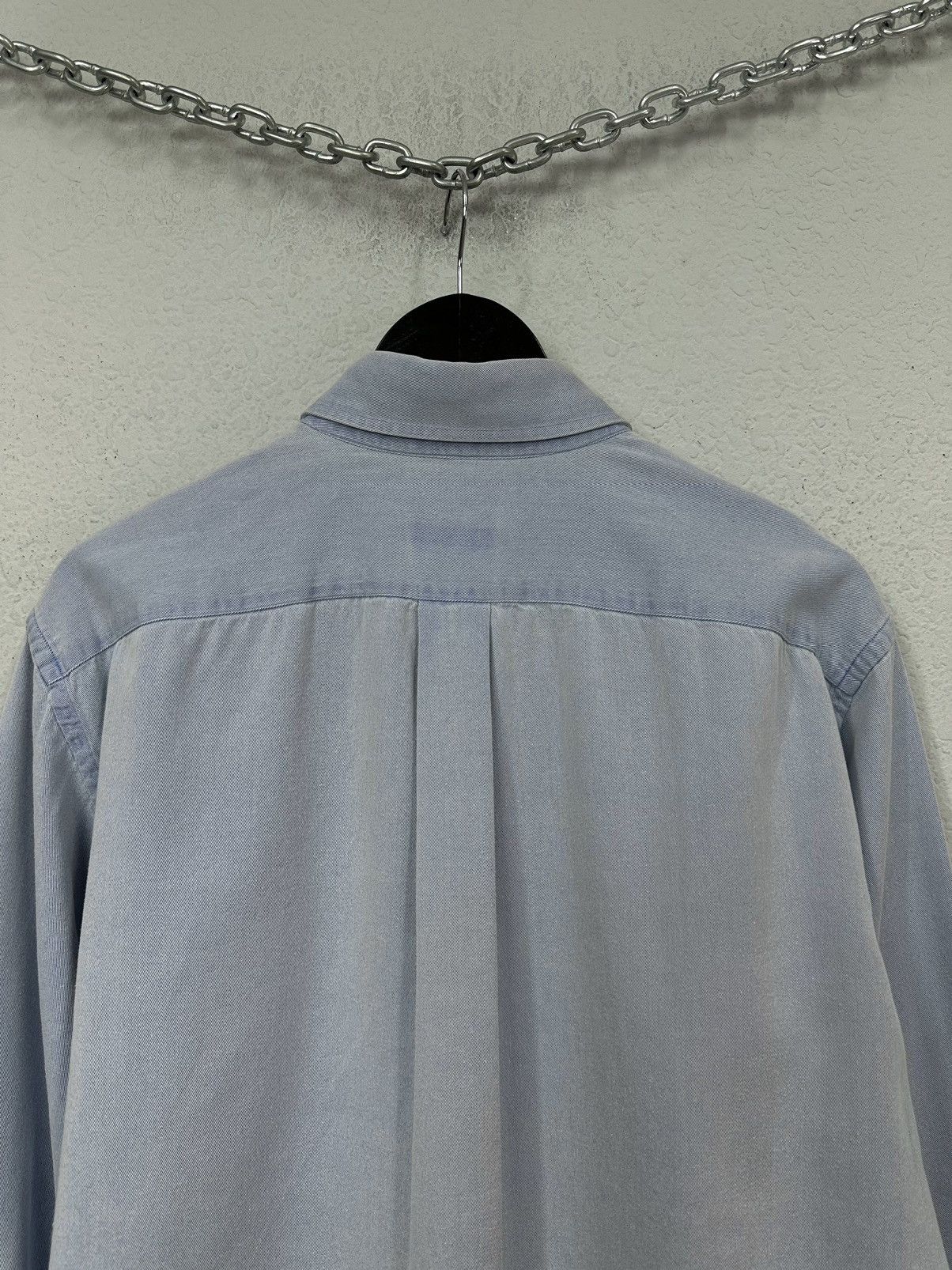 Burberry Vintage Mens Shirt Burberry England Classic Y2k Avantgarde Size US L / EU 52-54 / 3 - 12 Thumbnail