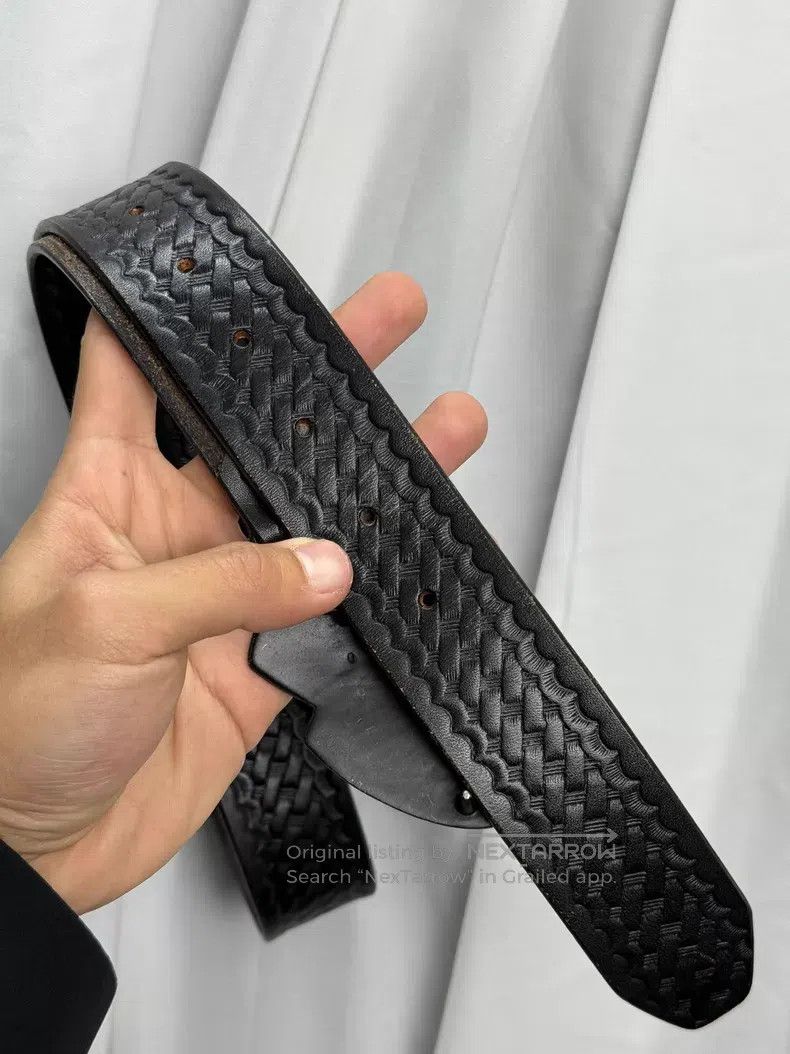 Number (N)ine Number (N)ine Star Woven Leather Belt Size ONE SIZE - 6 Thumbnail