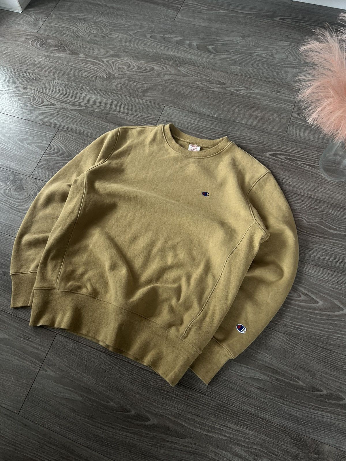 Champion × Japanese Brand × Other ‼️Champion Knit Logo Heavy Cotton Crew neck Sweatshirt‼️ Size US L / EU 52-54 / 3 - 4 Thumbnail