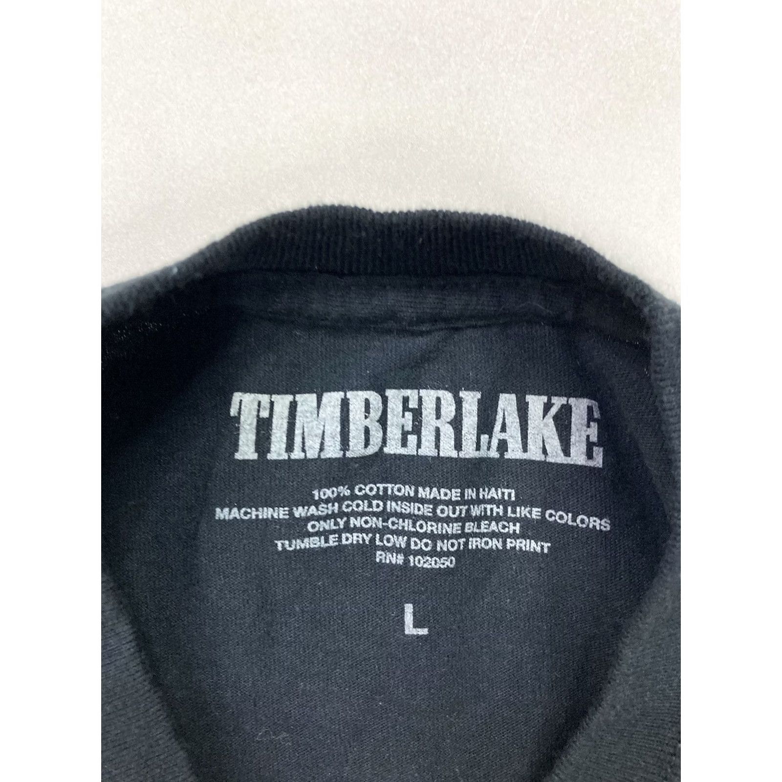 Timberland VINTAGE Justin Timberlake The Man Of The Woods Tour Graphic T-shirt Men Large Black Size US L / EU 52-54 / 3 - 4 Thumbnail