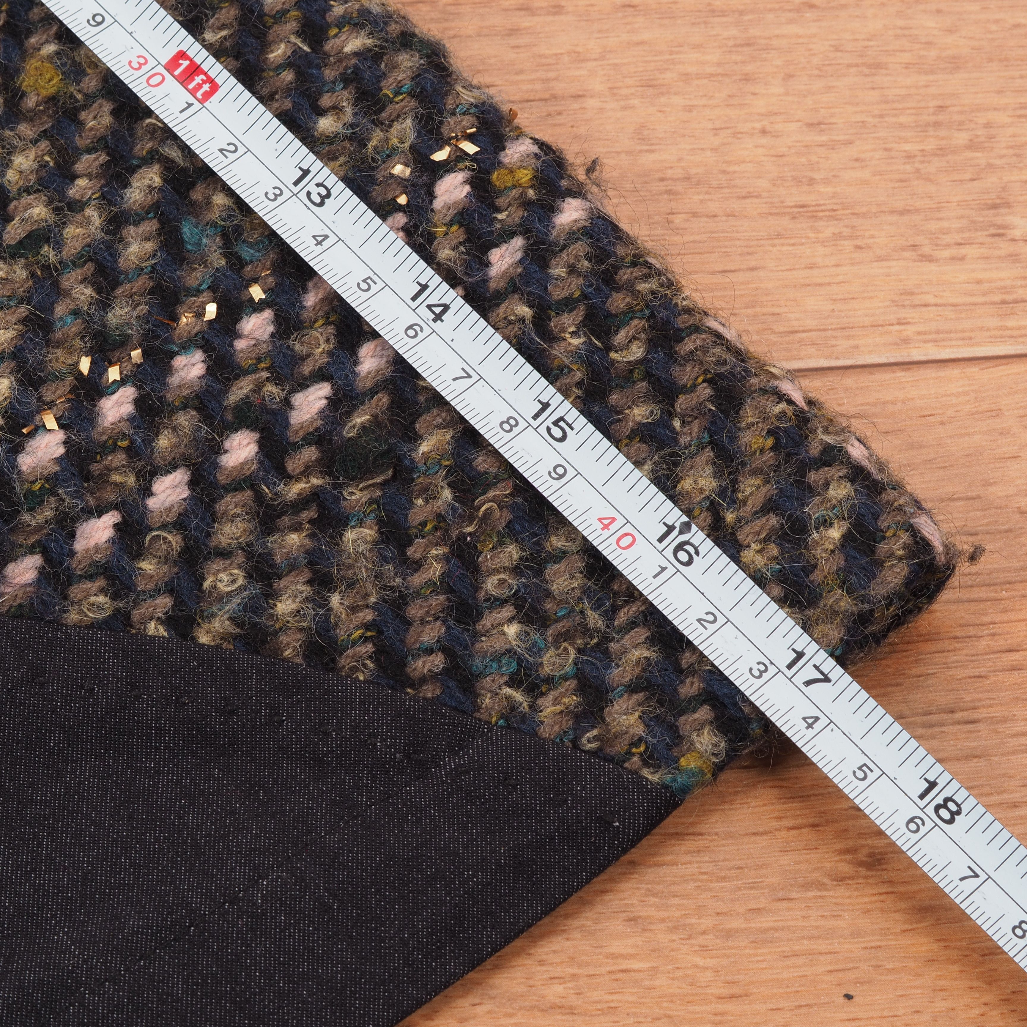 Designer × Other Save The Queen Women's Patchwork Tweed Short Mini Skirt Size 28" / US 6 / IT 42 - 11 Thumbnail