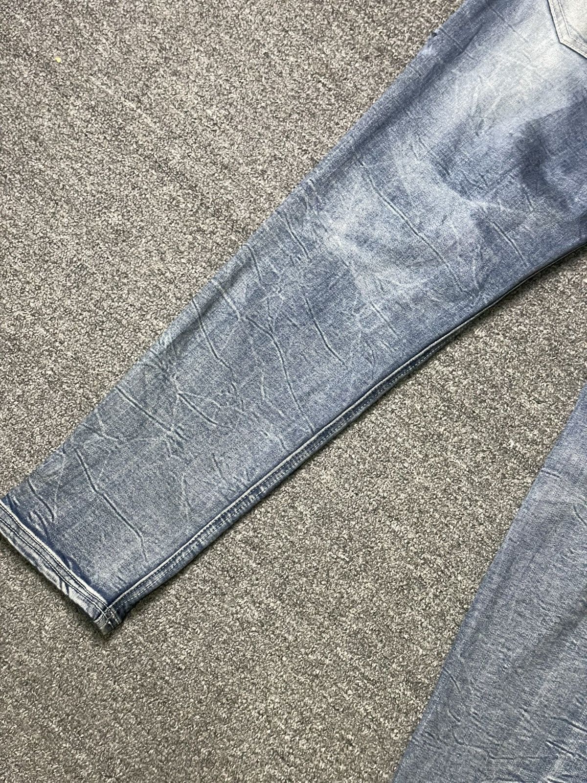 Japanese Brand × Vintage BACK NUMBER x Keep Air Warm Casual Jeans (92) Size US 31 - 12 Thumbnail