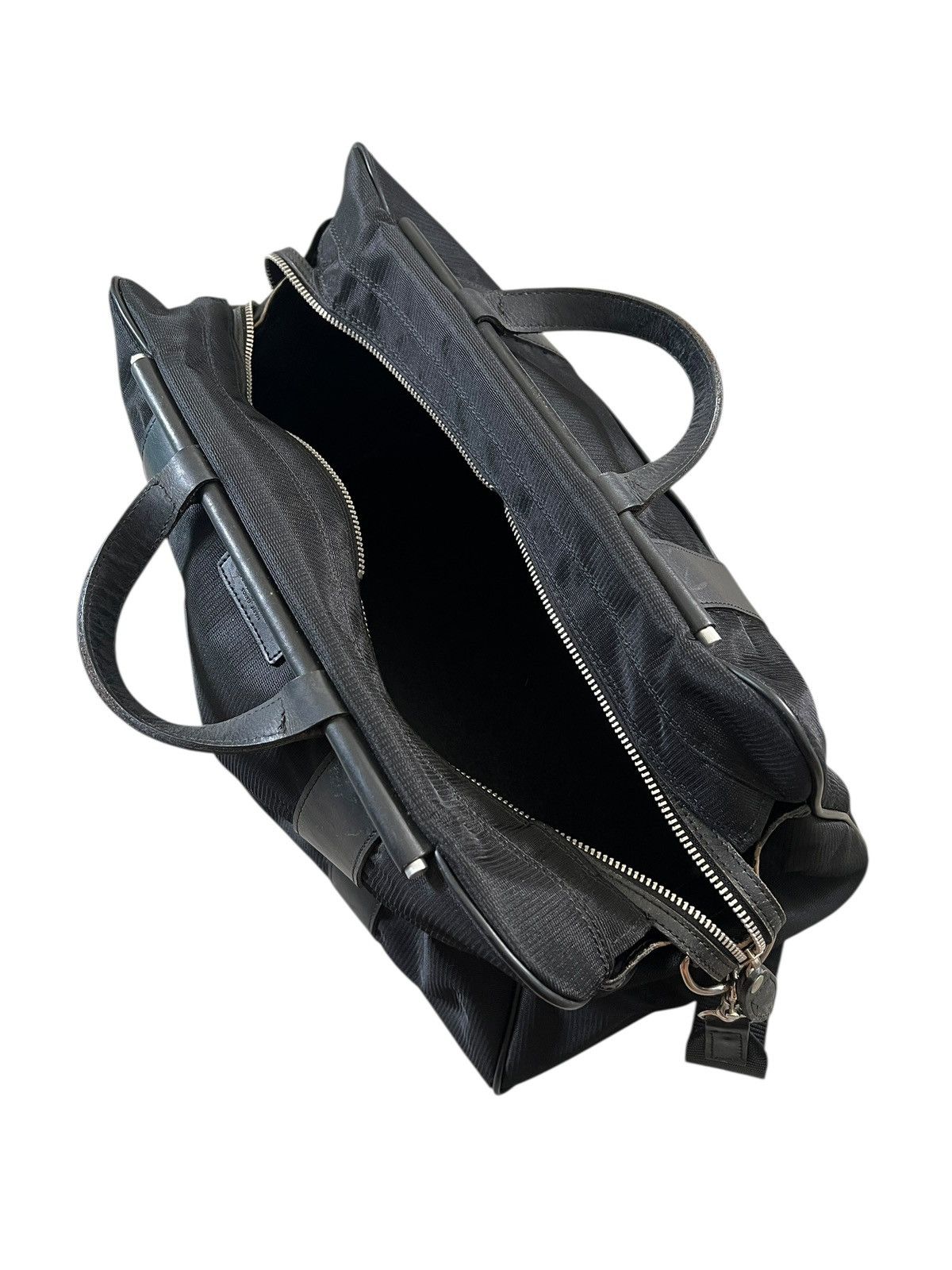 Yohji Yamamoto Vintage Yohji Yamamoto Y’SACCS Boston Bag Leather Trim Size ONE SIZE - 13 Thumbnail