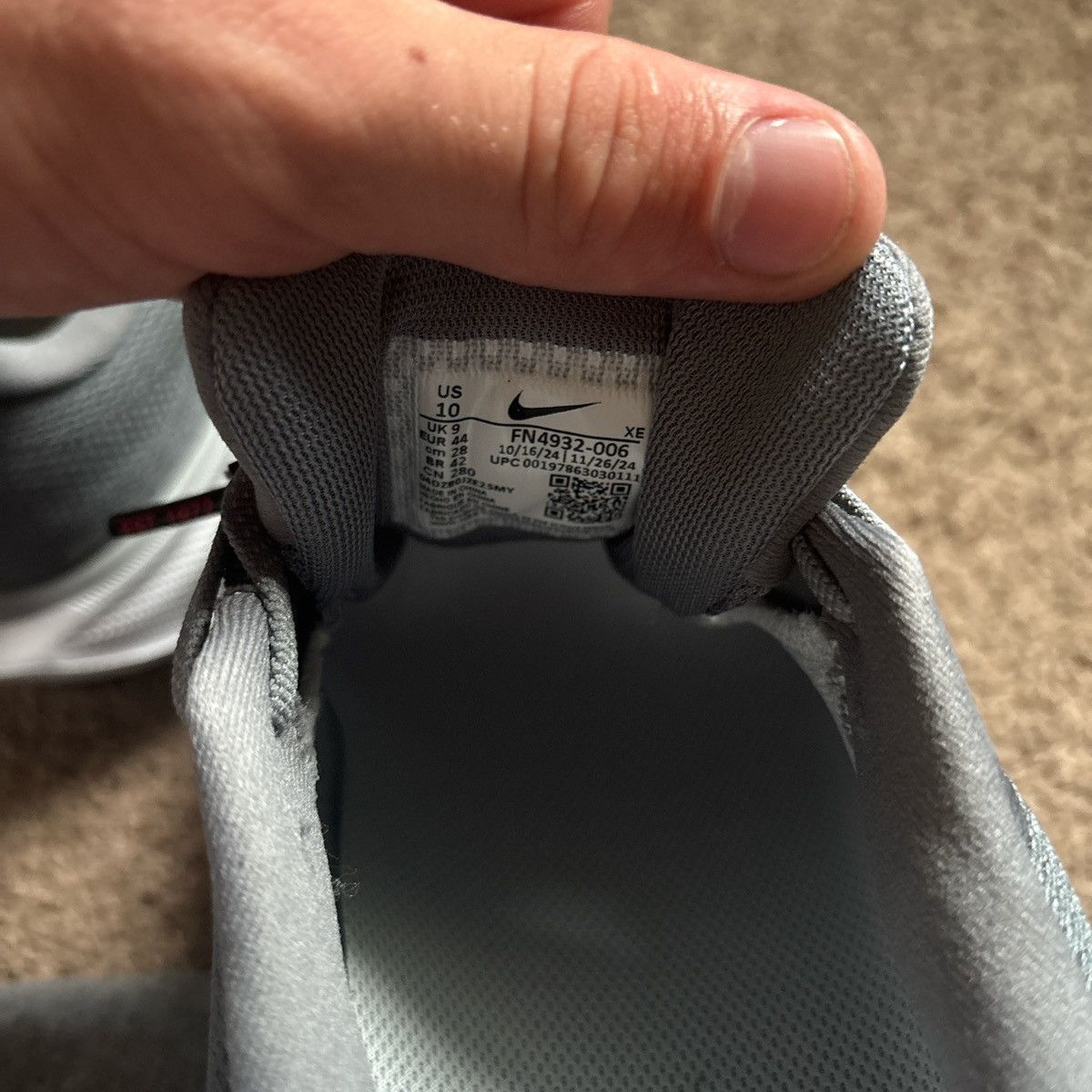 Nike Nike Pegasus 41 Cool Grey Size US 10 / EU 43 - 4 Thumbnail