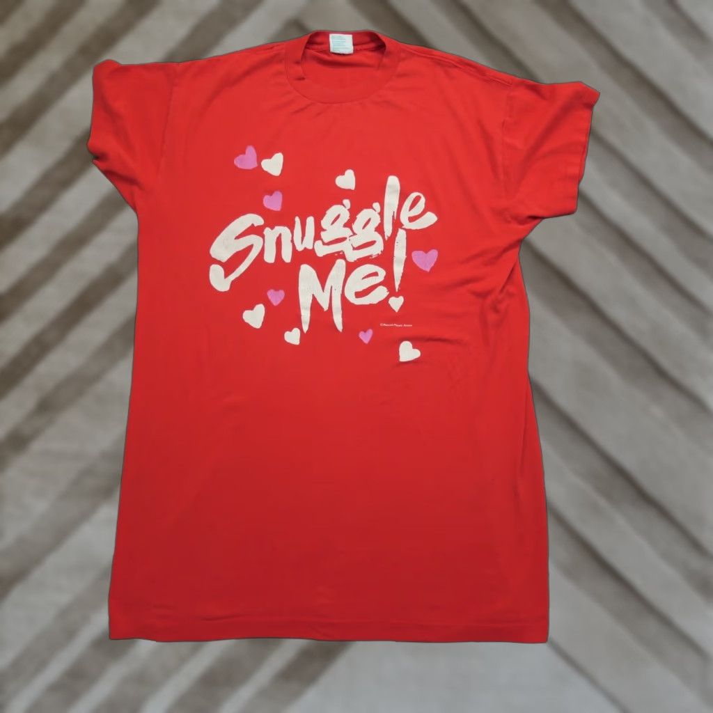 Vintage VINTAGE Snuggle Me T Shirt Adult XL One Size Red Sleep Gown Love 90s Size US M / EU 48-50 / 2 - 1 Thumbnail
