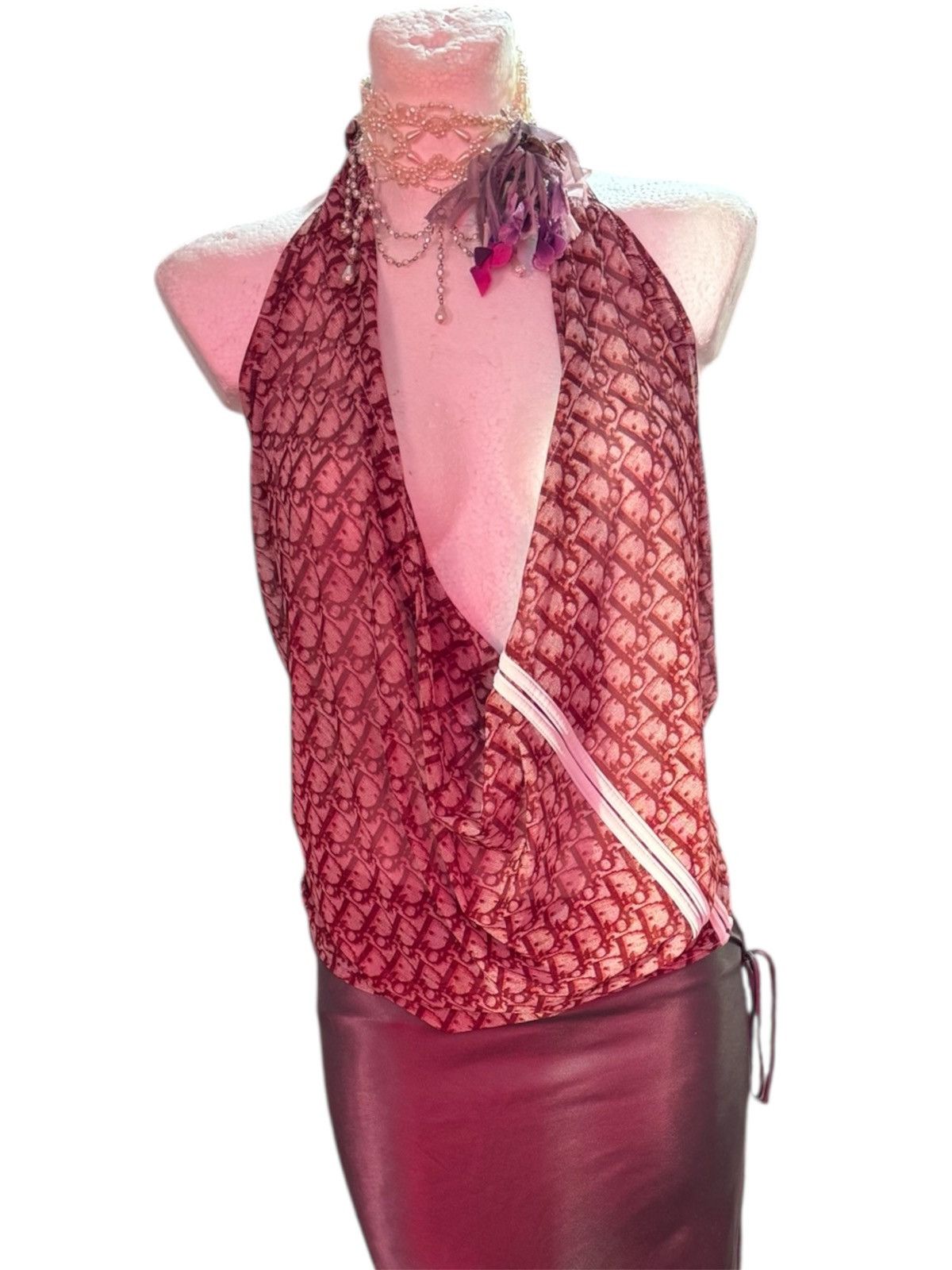 Dior Dior Red Trotter skirt John Galliano Size 26" / US 2 / IT 38 - 6 Thumbnail