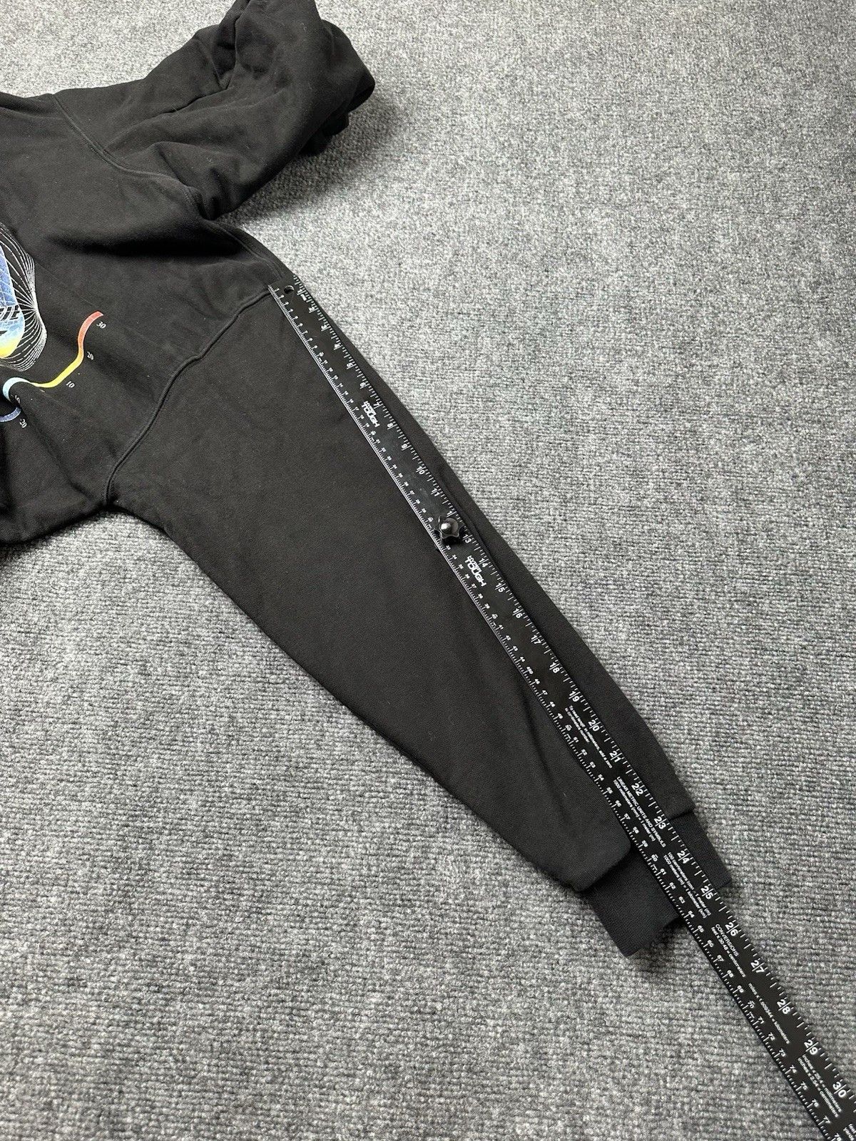 Other Mens Hoodie ADLV Acne De La Vie Black Rainbow Earth, Size XL Size US XL / EU 56 / 4 - 10 Thumbnail