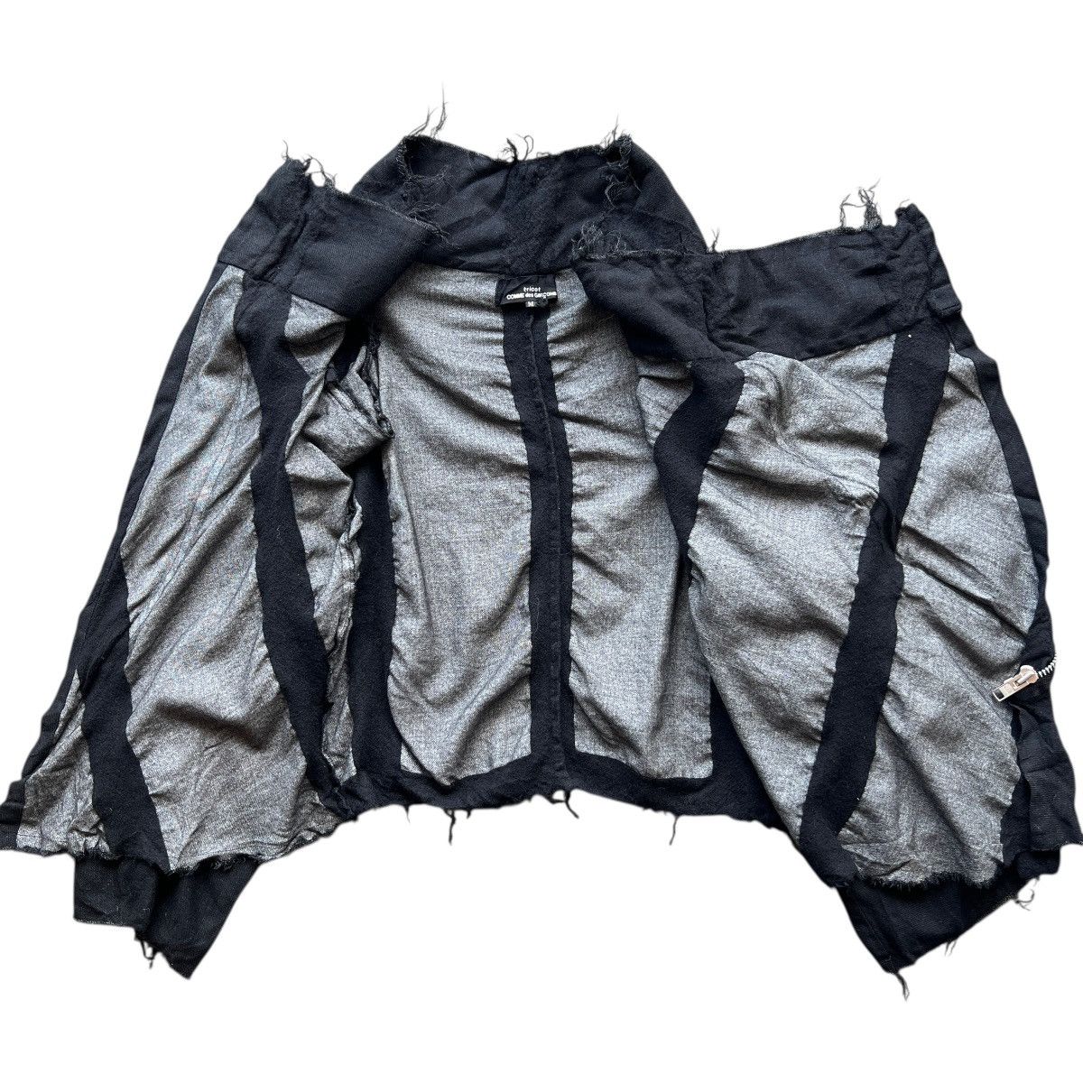 Comme des Garcons 🔥 Tricot Comme Des Garcons Asymmetrical Bono Jacket Size M / US 6-8 / IT 42-44 - 8 Thumbnail