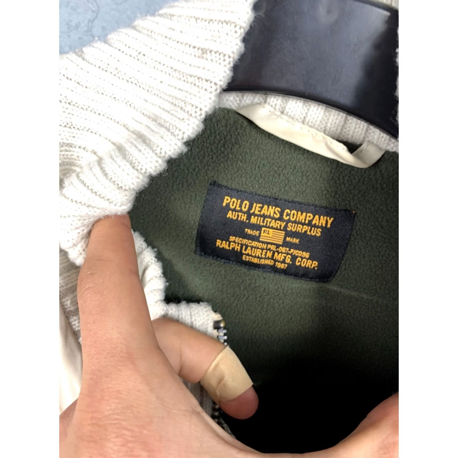 Polo Ralph Lauren Polo Ralph Lauren Jeans Co. Vintage Military Jacket Mens L Beige Clothing Military Jacket L Mens Size US L / EU 52-54 / 3 - 4 Thumbnail