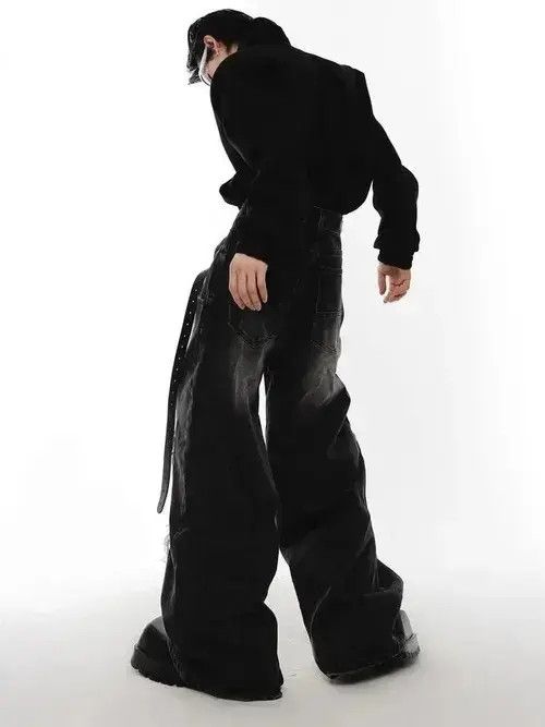 Japanese Brand × Jean Jeans Trousers Spring Loose Wide Leg Size US 32 / EU 48 - 3 Thumbnail